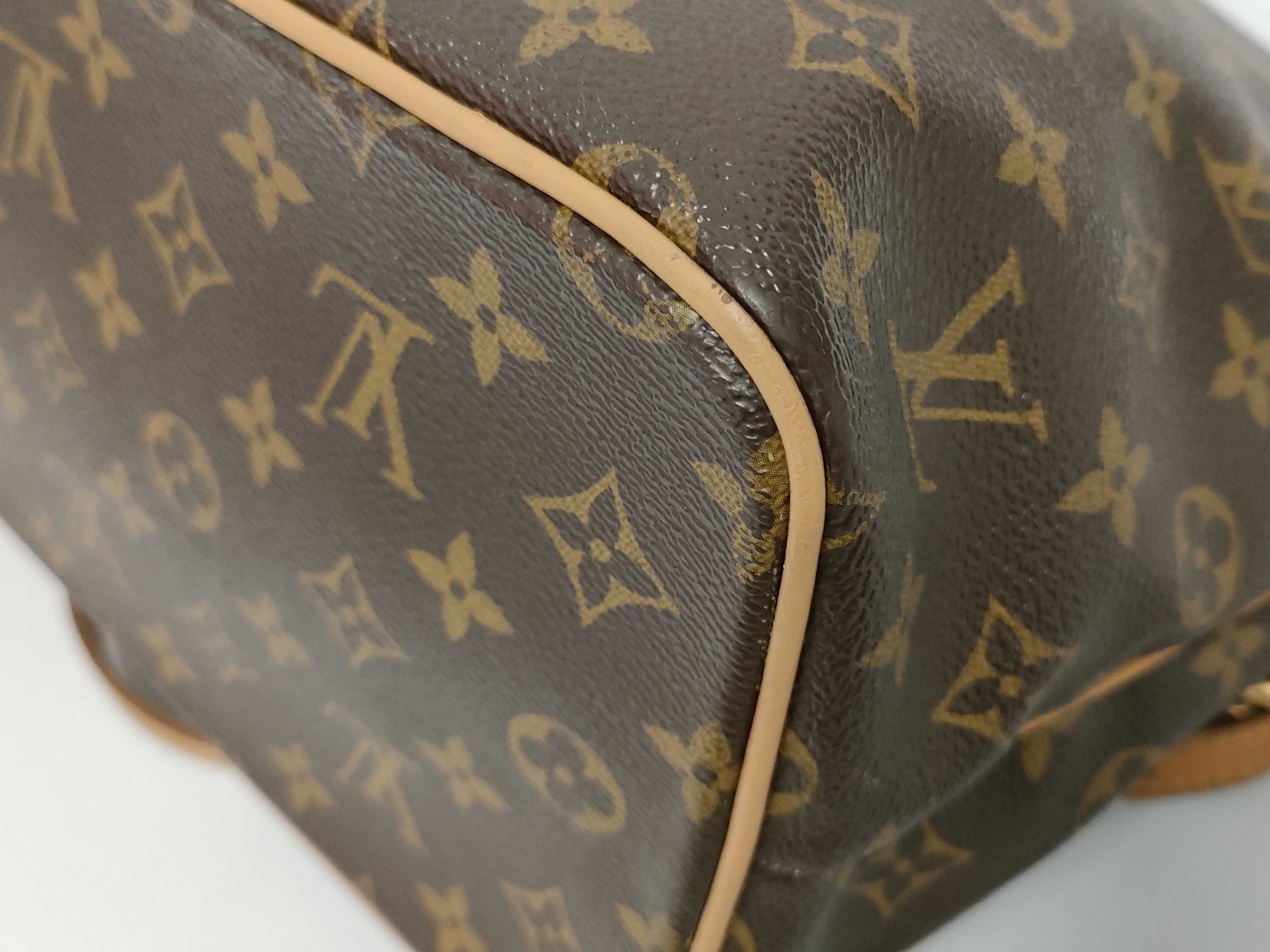 Monogram Palermo Brown Gold Monogram SR3141 Handbag — view 9