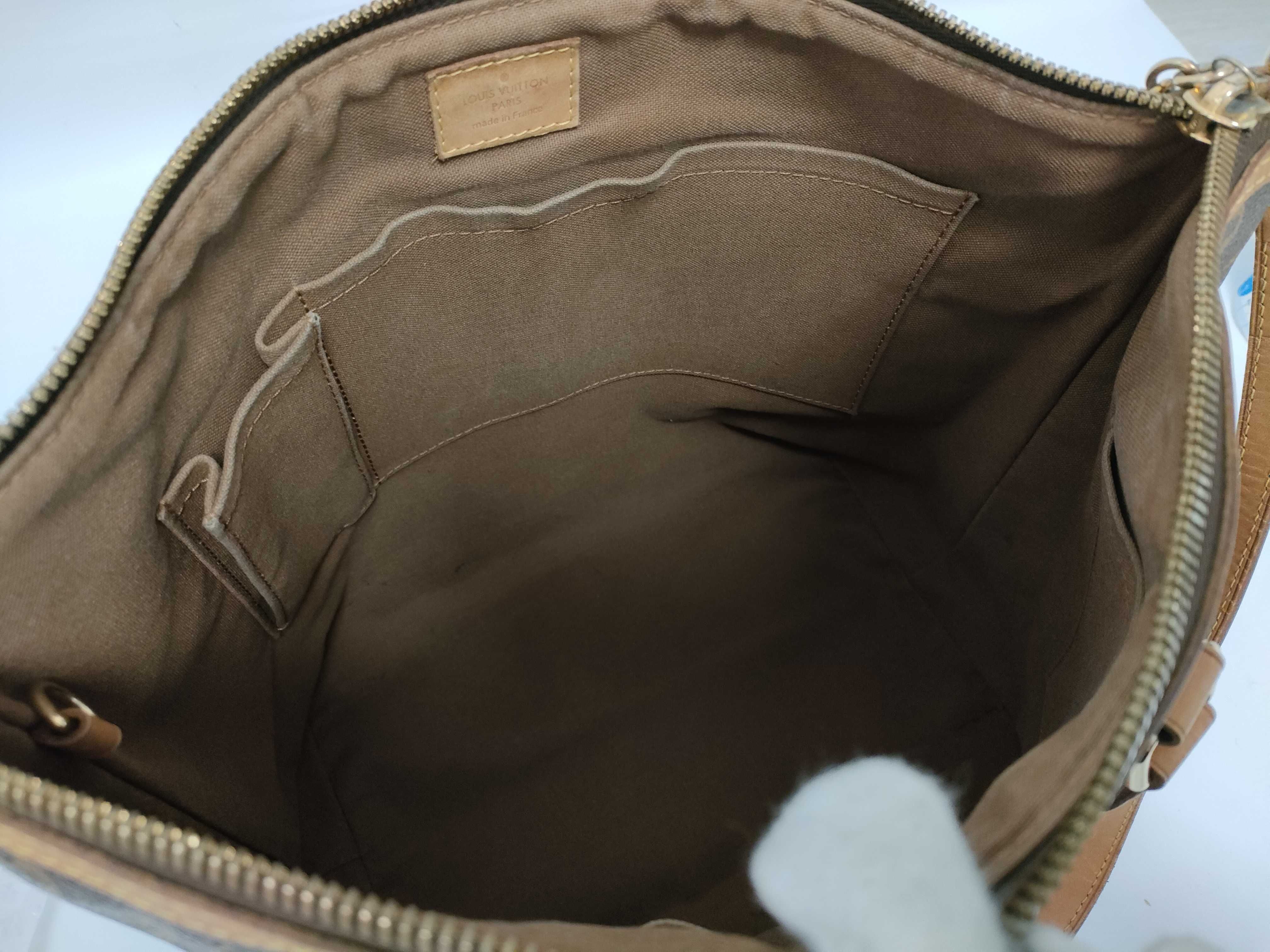 Monogram Palermo Brown Gold Monogram SR3141 Handbag — view 10