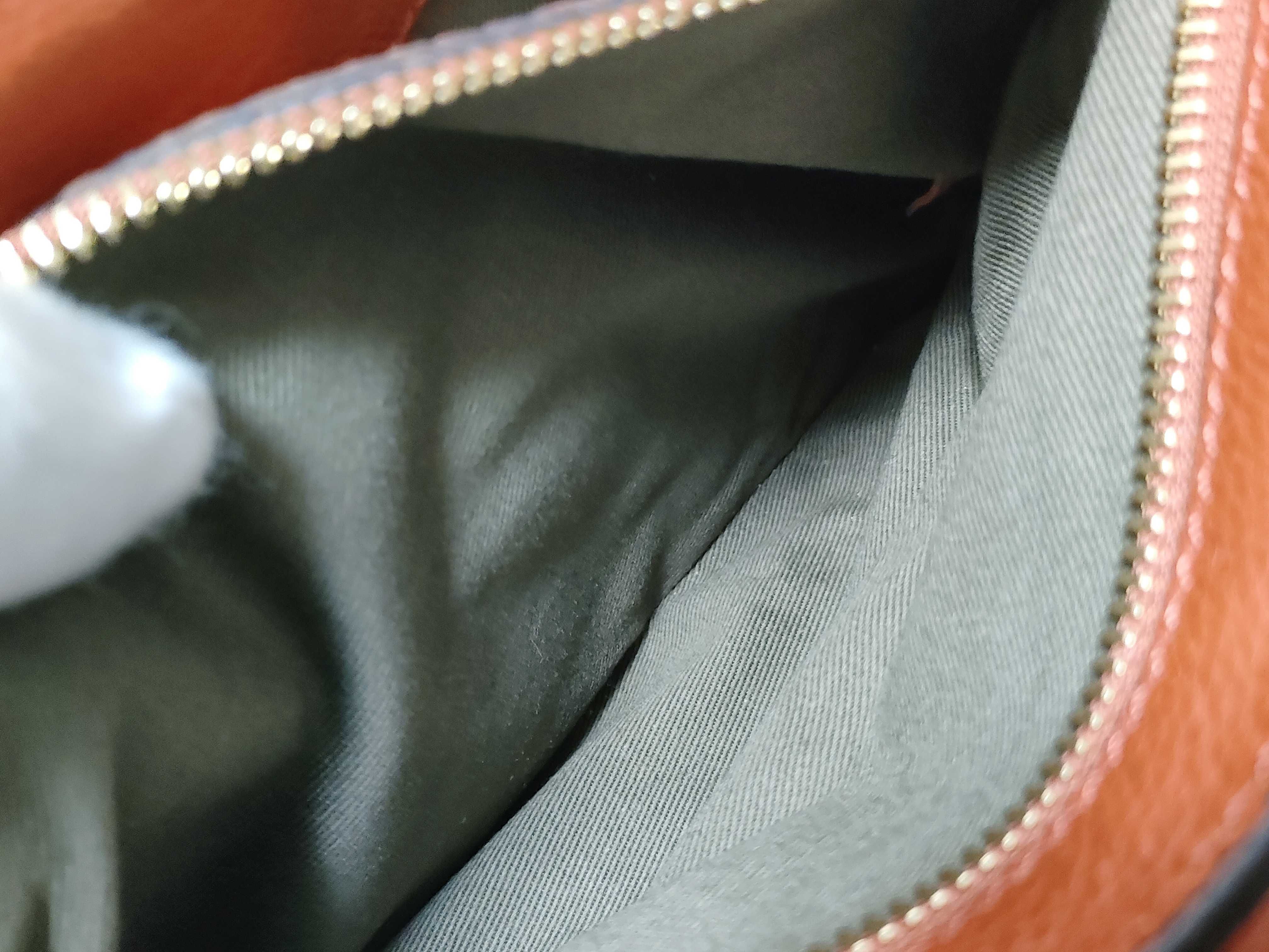Elsie Leather Handbag, Orange Shoulder Bag — view 13