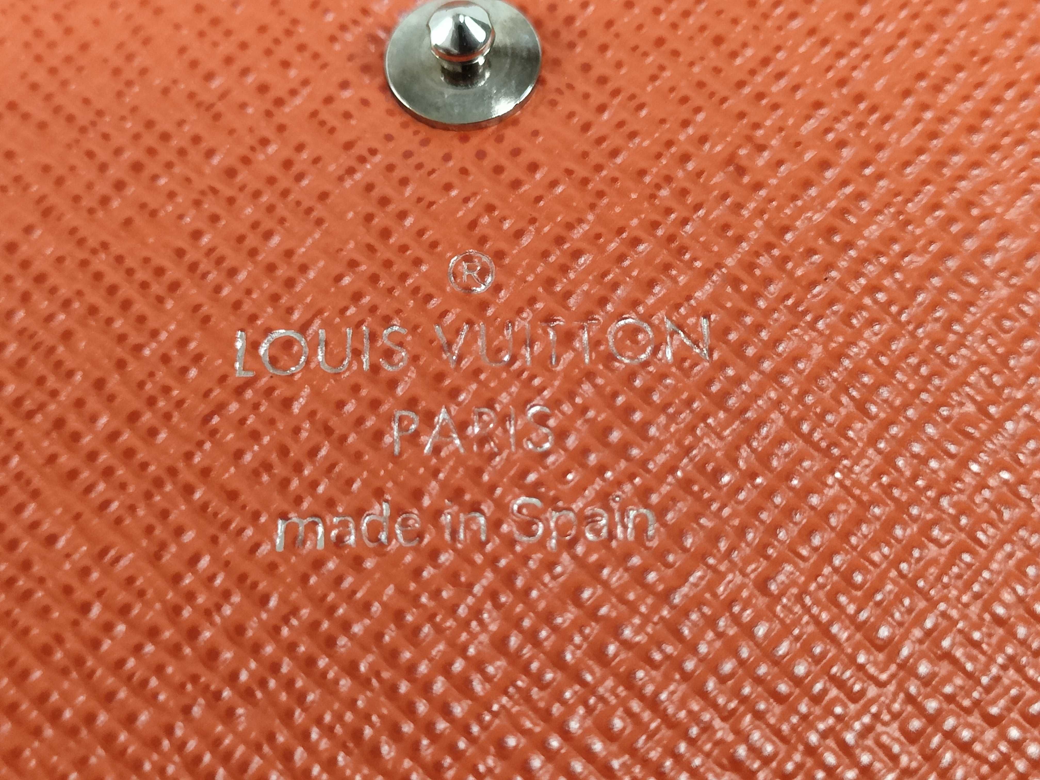 Epi Louis Vuitton Portefeuille Emilie Piment M60713 Wallet — view 13