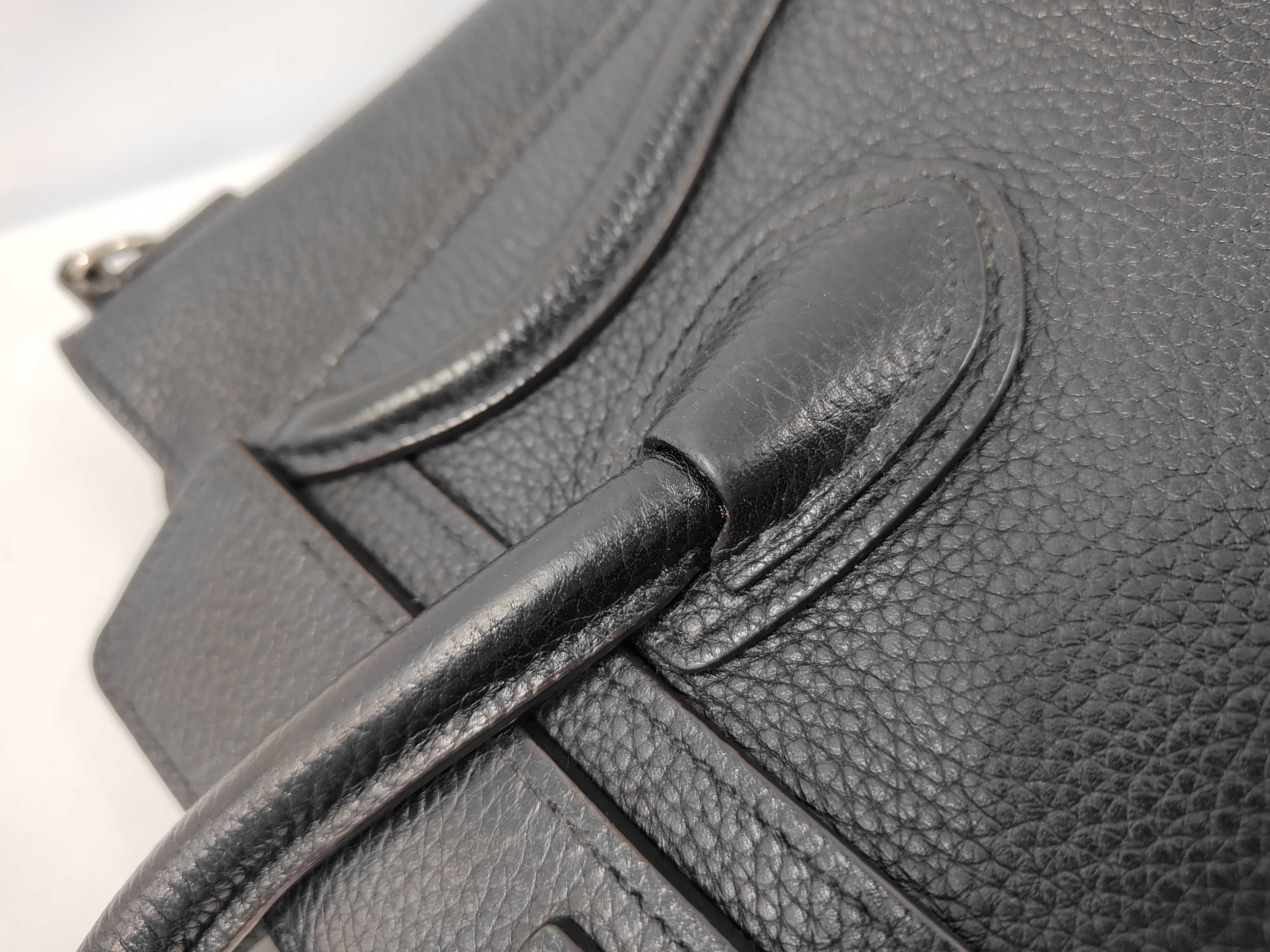Luggage Nano Shopper Leather Black Handbag — view 6