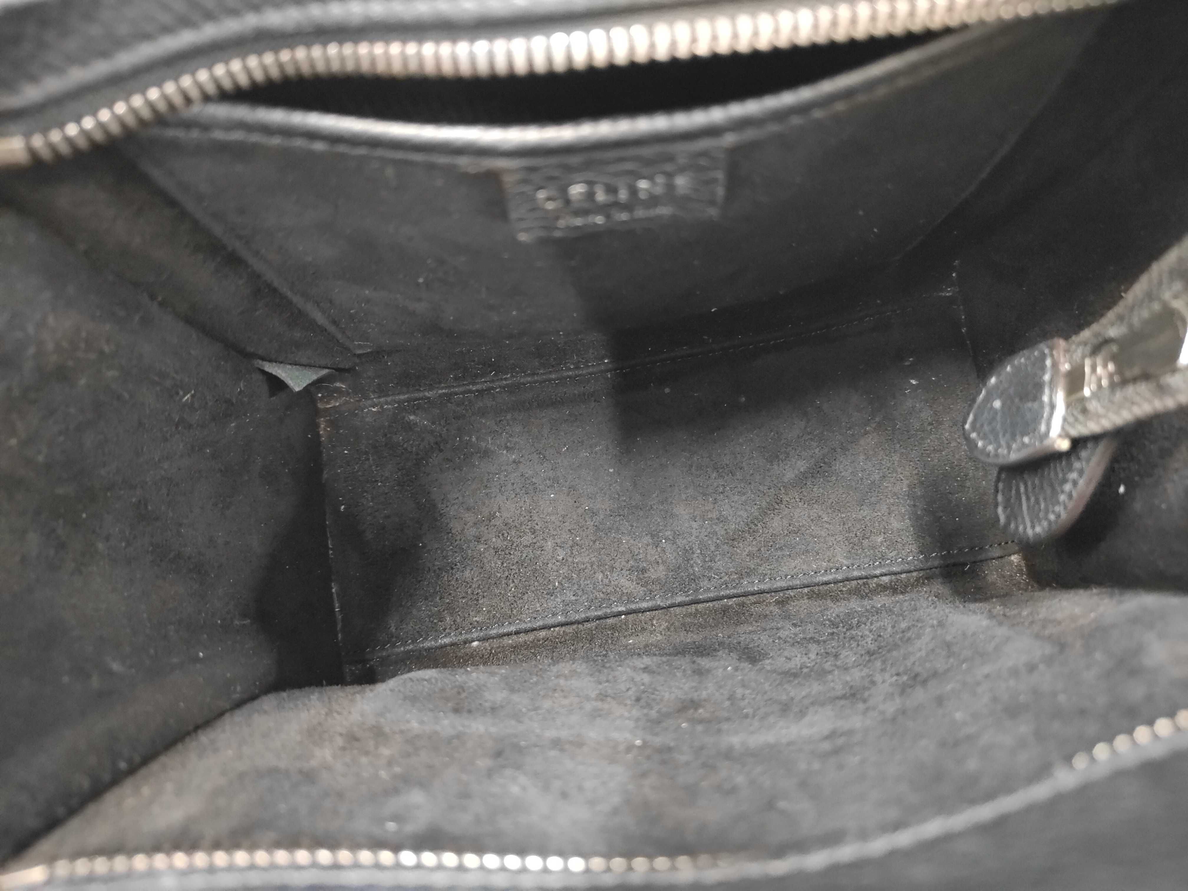 Luggage Nano Shopper Leather Black Handbag — view 8