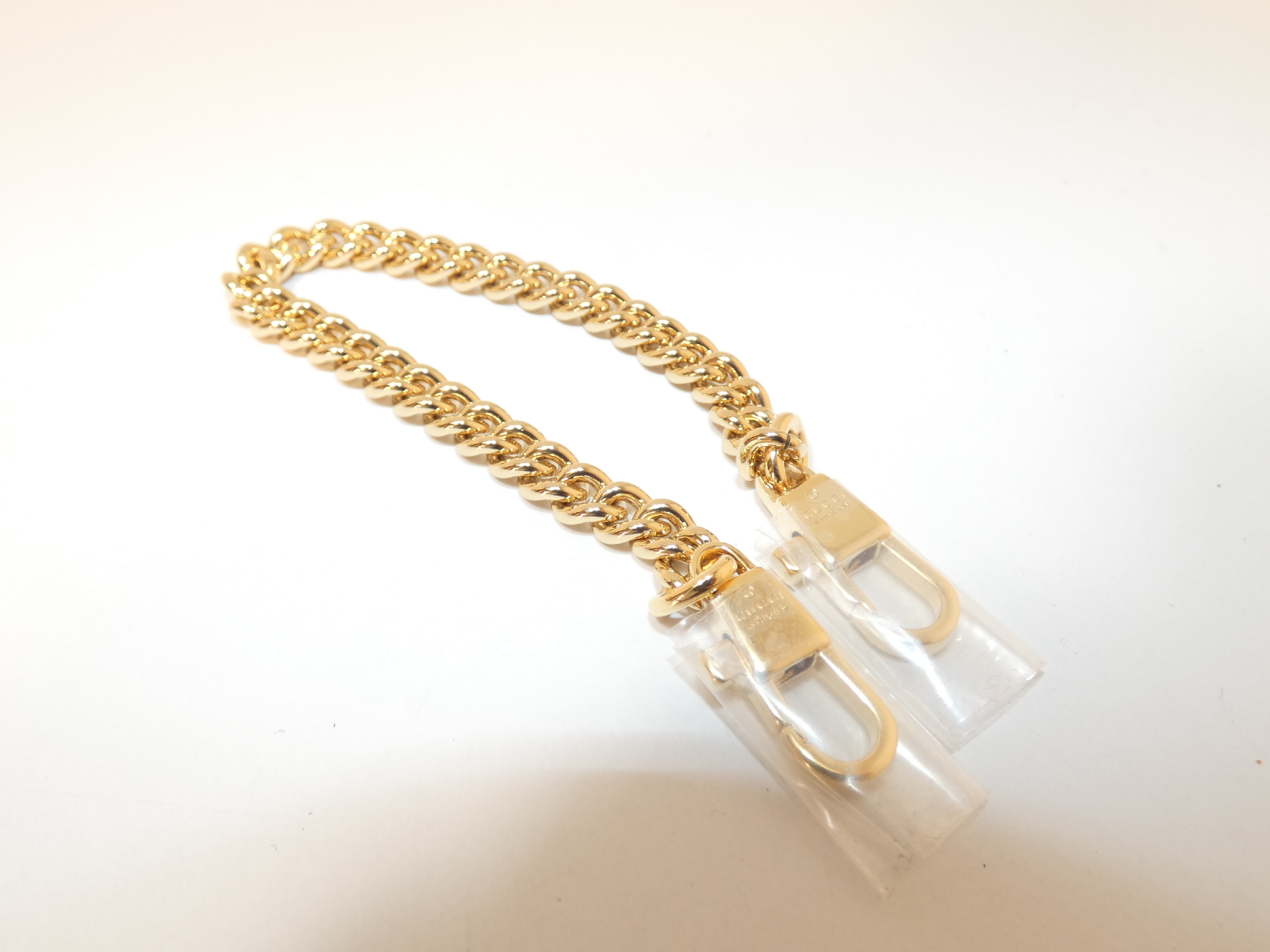 2-way Horsebit Leather Orange Chain Hand — view 9