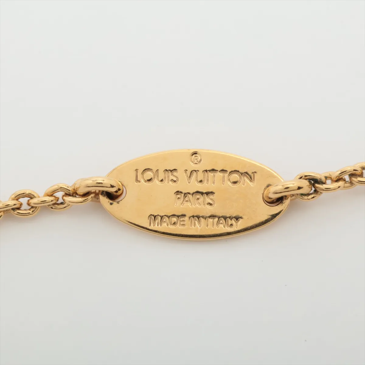 M61083 Essential V LE2282 Necklace, GP Gold, shows signs of wear, tarnishing, — view 4