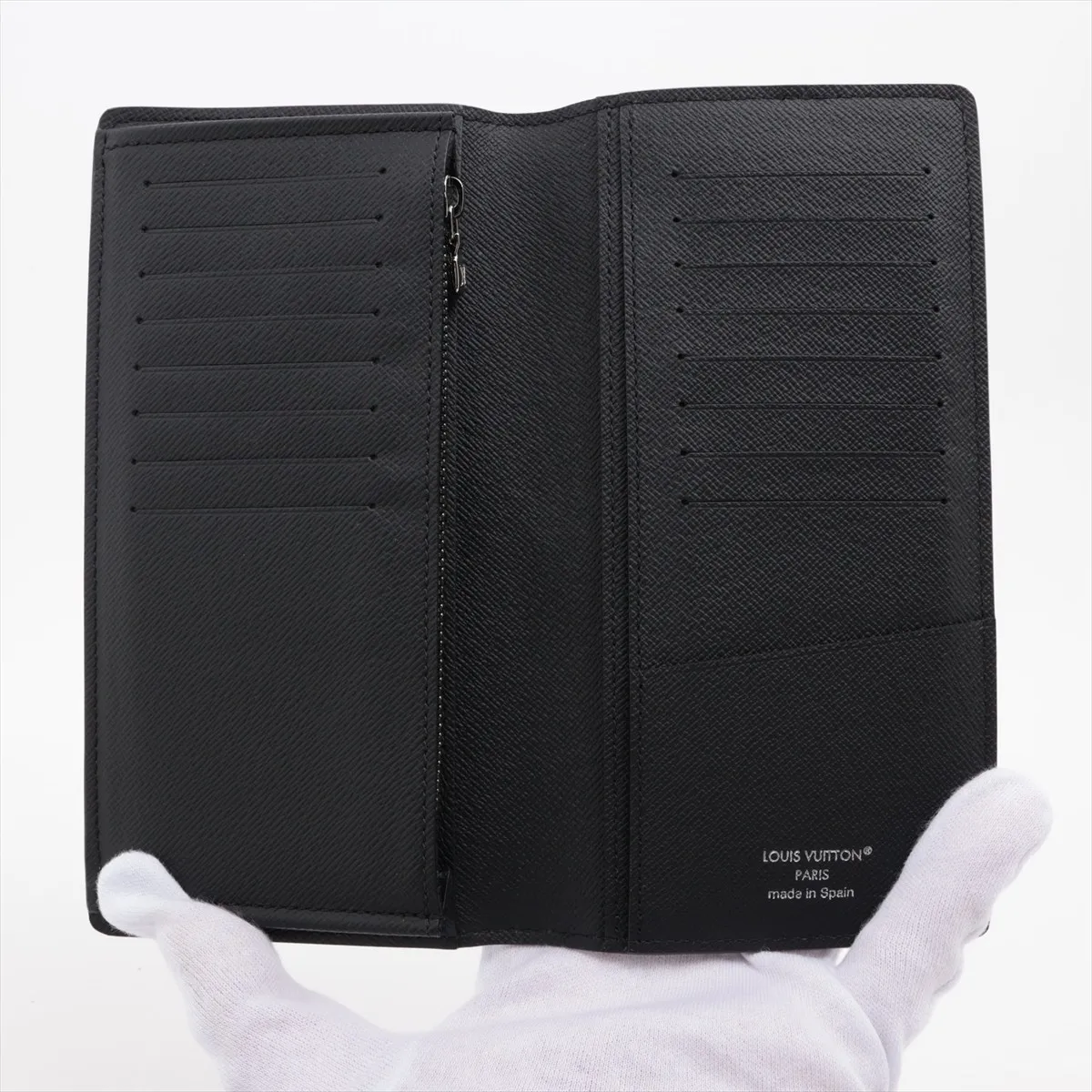 Monogram Eclipse Portefeuille Brazza M61697 Black Long Wallet (RFID detected) — view 3