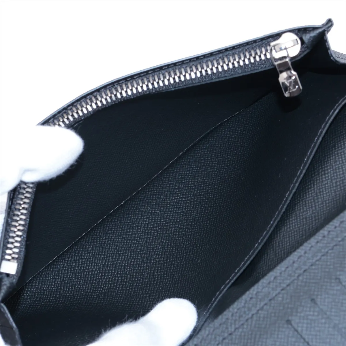 Monogram Eclipse Portefeuille Brazza M61697 Black Long Wallet (RFID detected) — view 7
