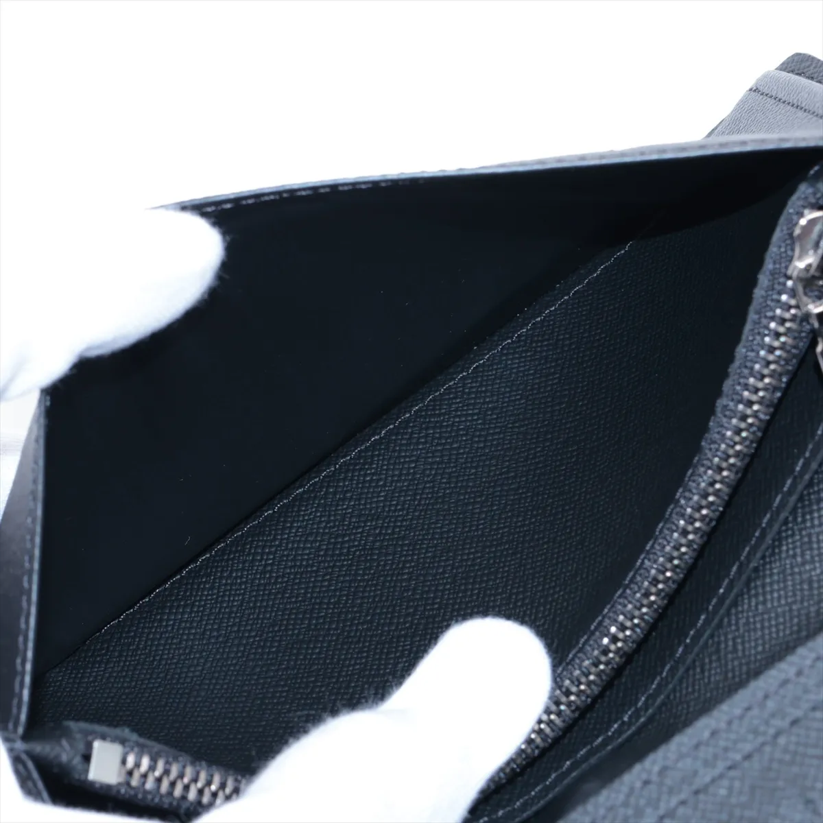 Monogram Eclipse Portefeuille Brazza M61697 Black Long Wallet (RFID detected) — view 8