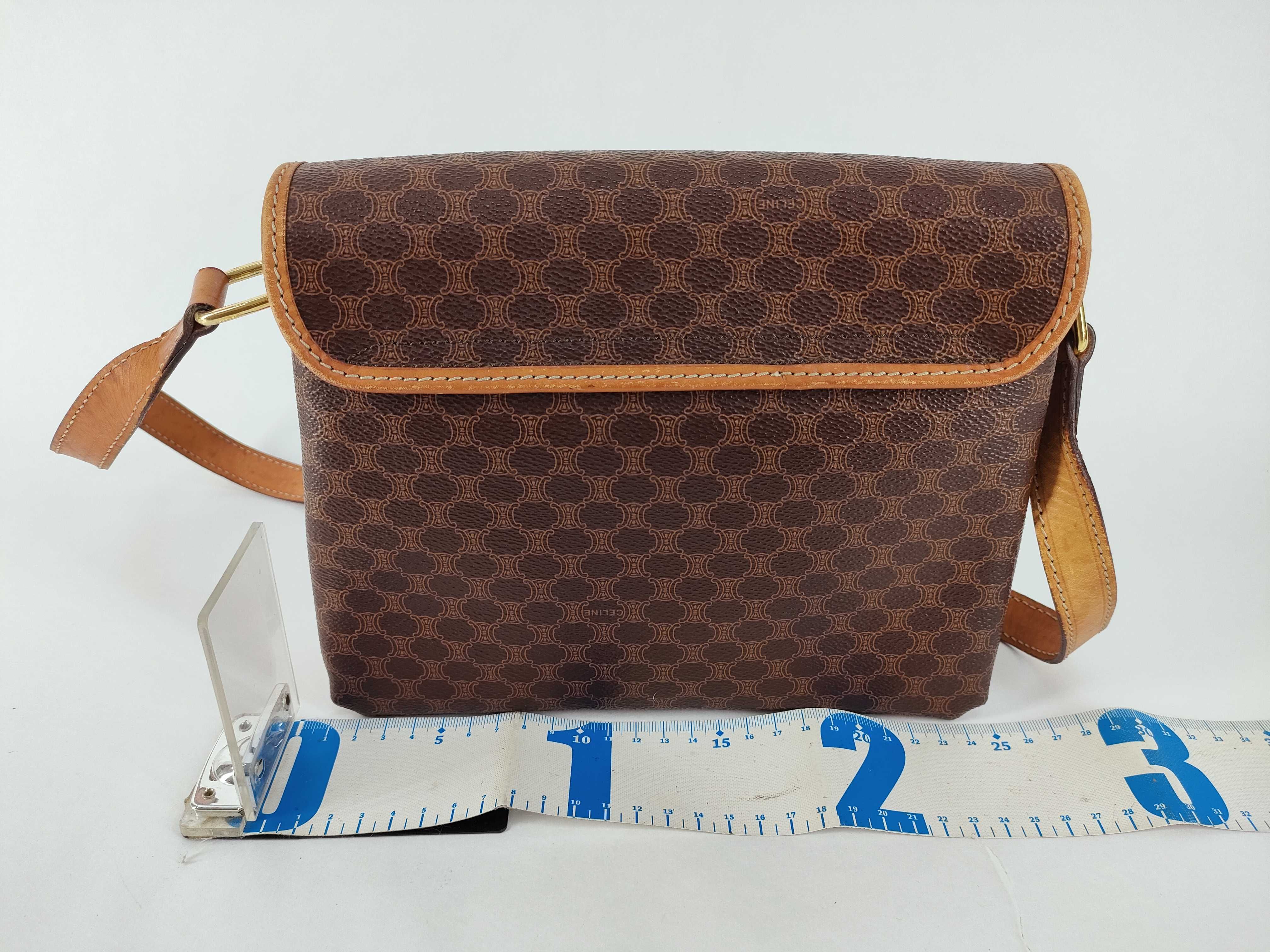 Macadam Pattern Leather Shoulder Bag — view 2