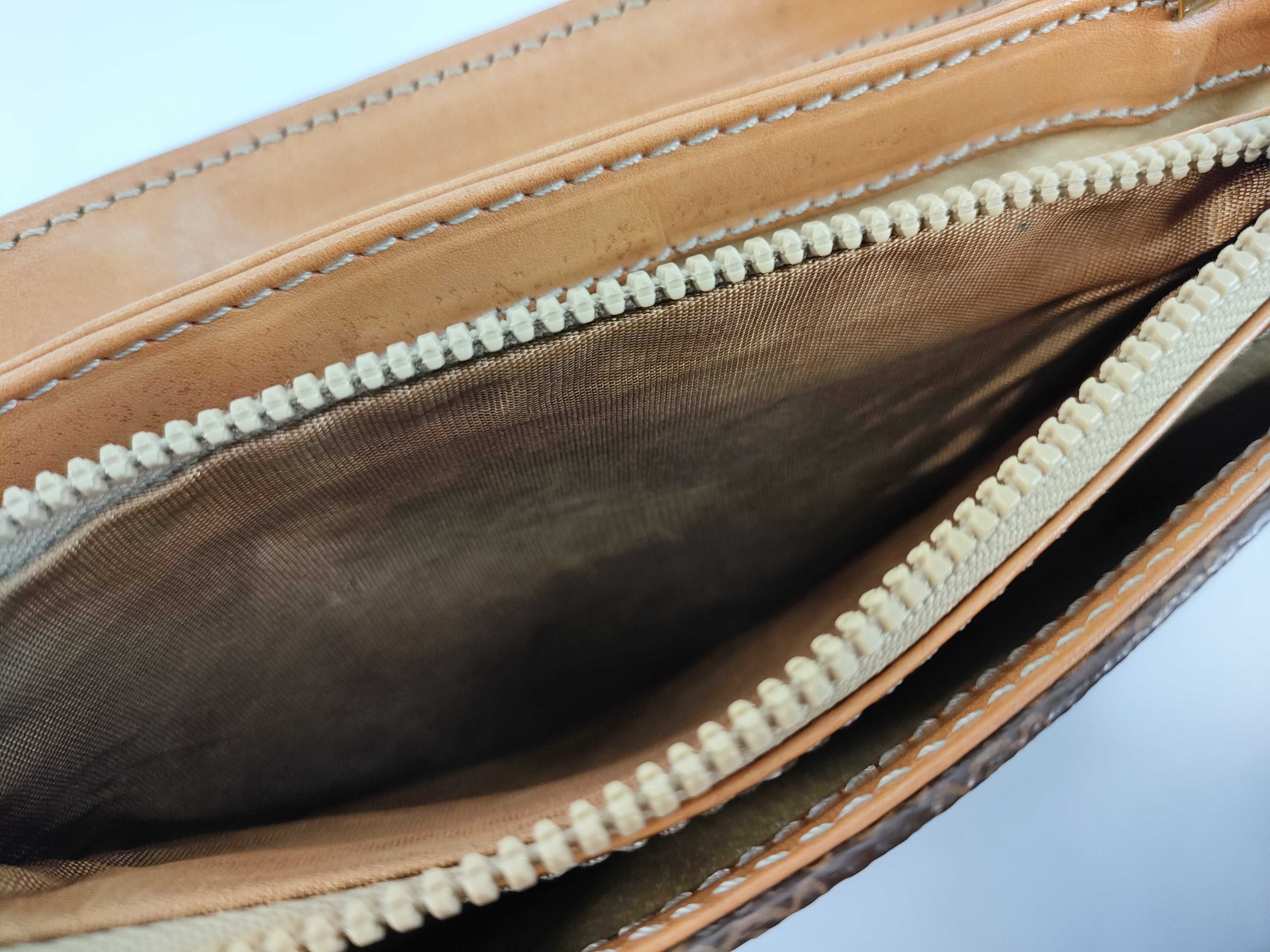 Macadam Pattern Leather Shoulder Bag — view 12