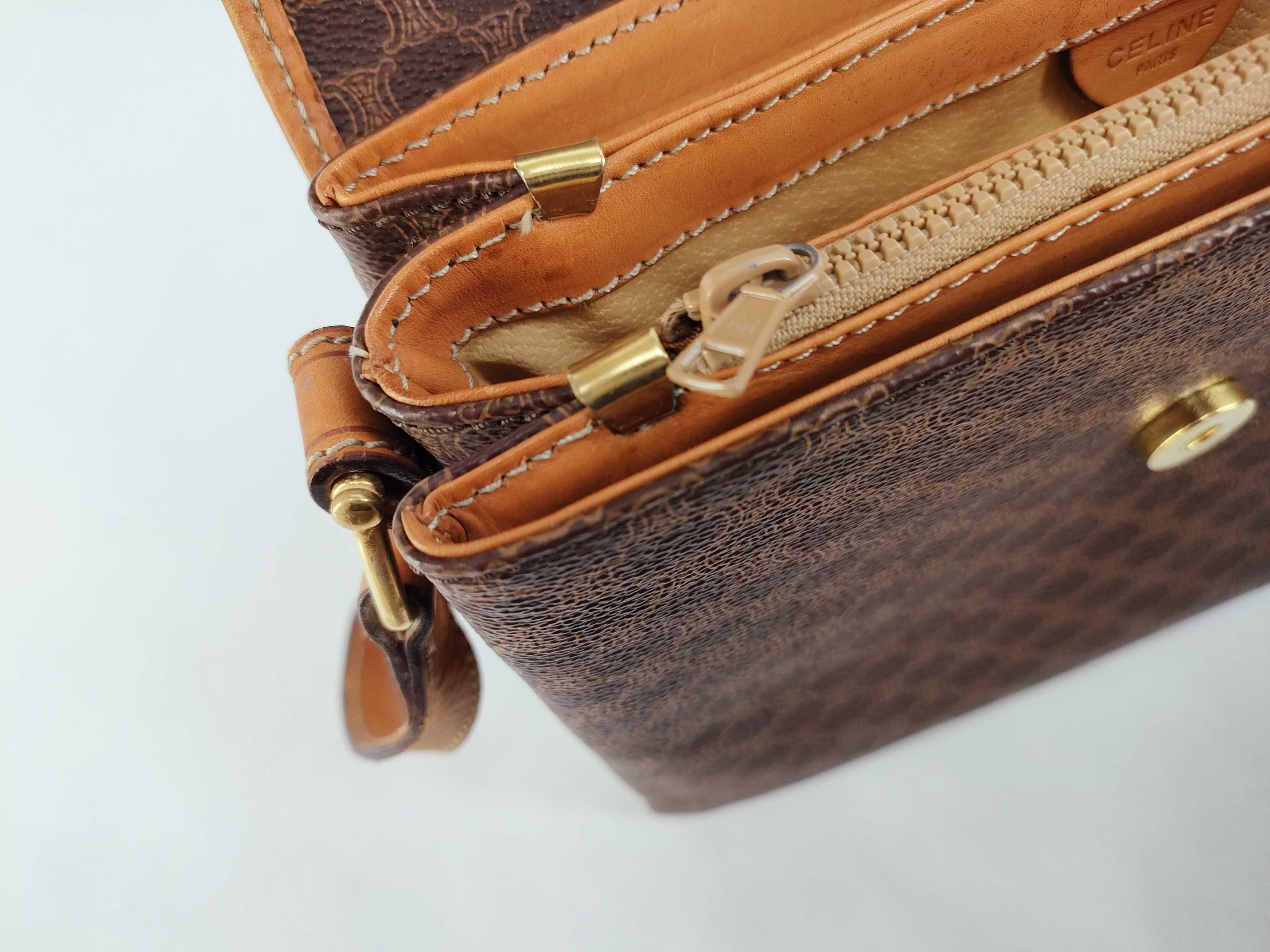 Macadam Pattern Leather Shoulder Bag — view 13