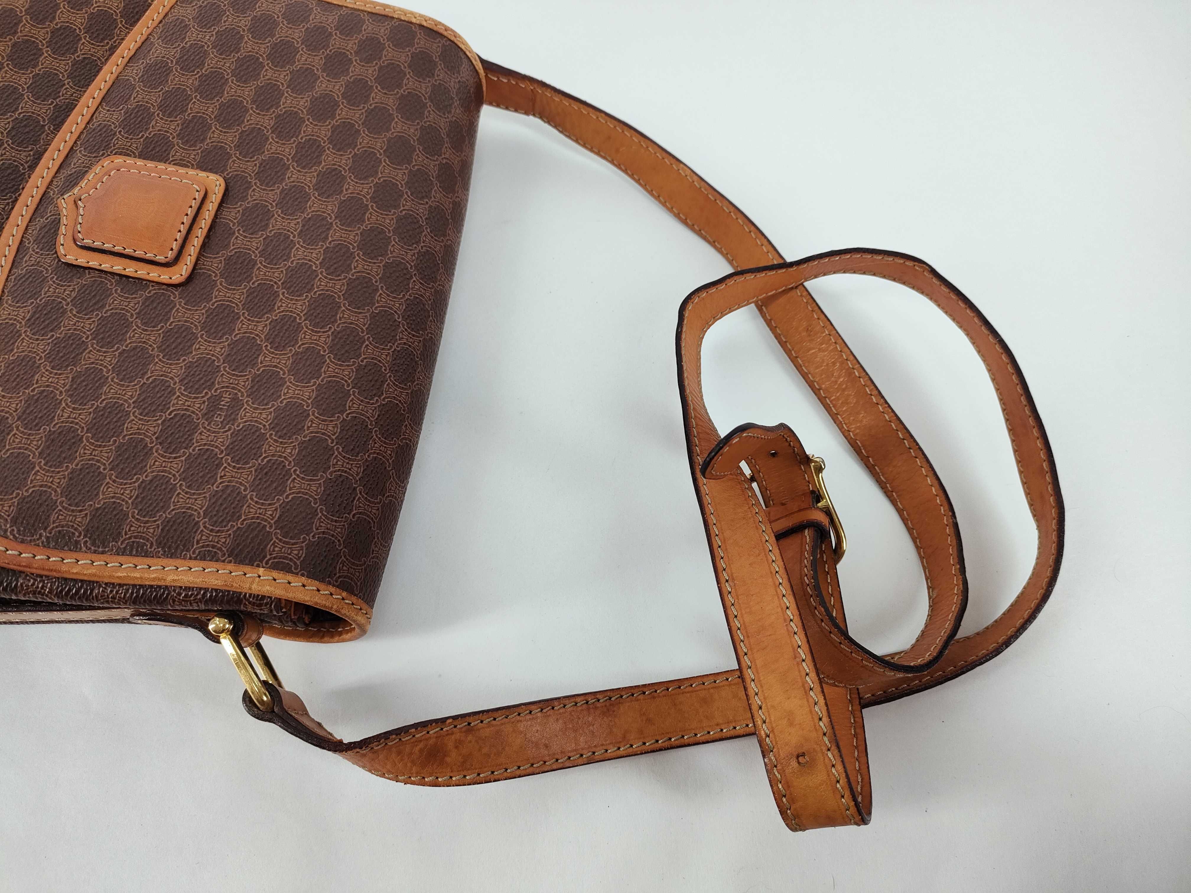 Macadam Pattern Leather Shoulder Bag — view 3