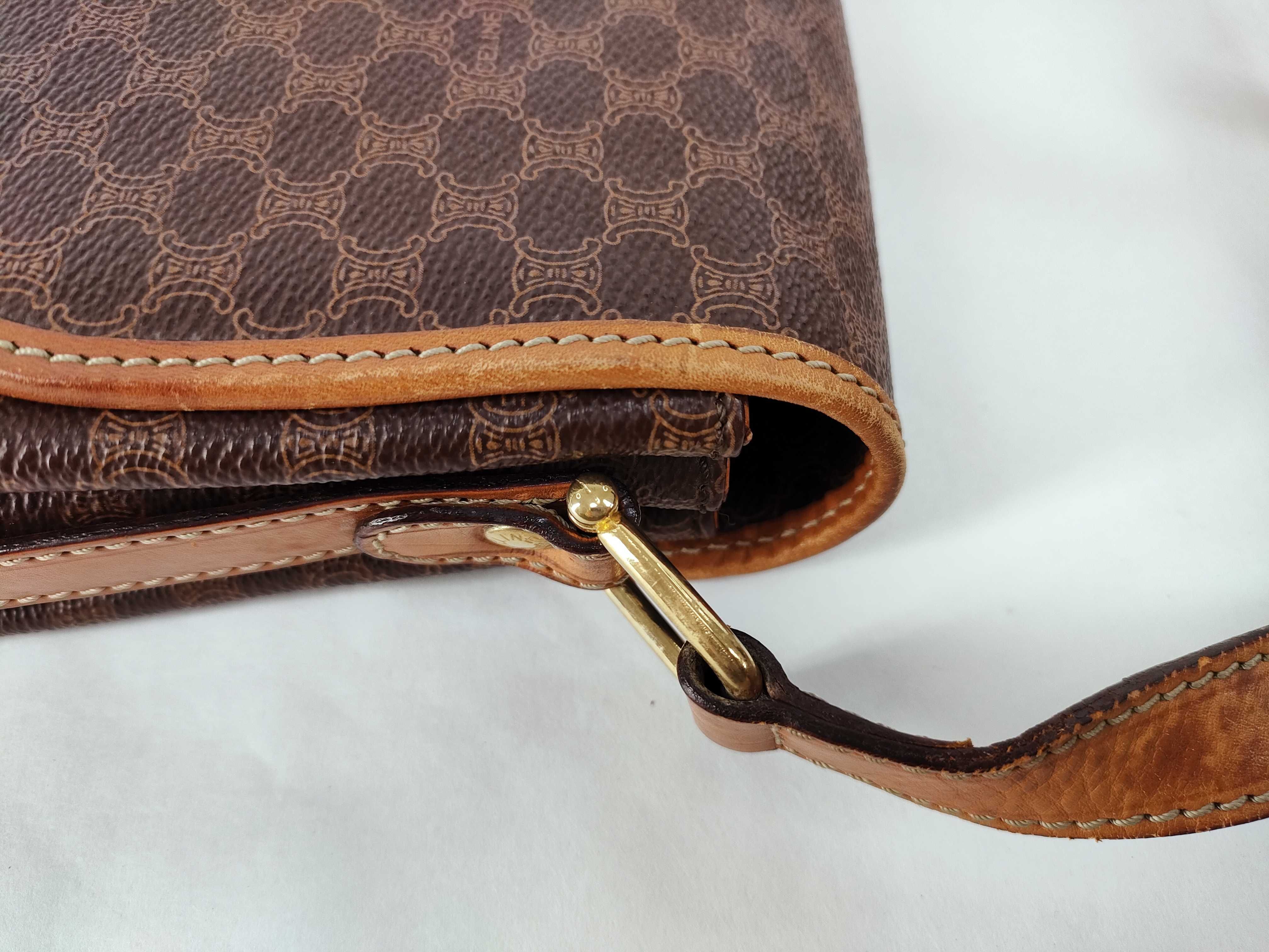 Macadam Pattern Leather Shoulder Bag — view 5