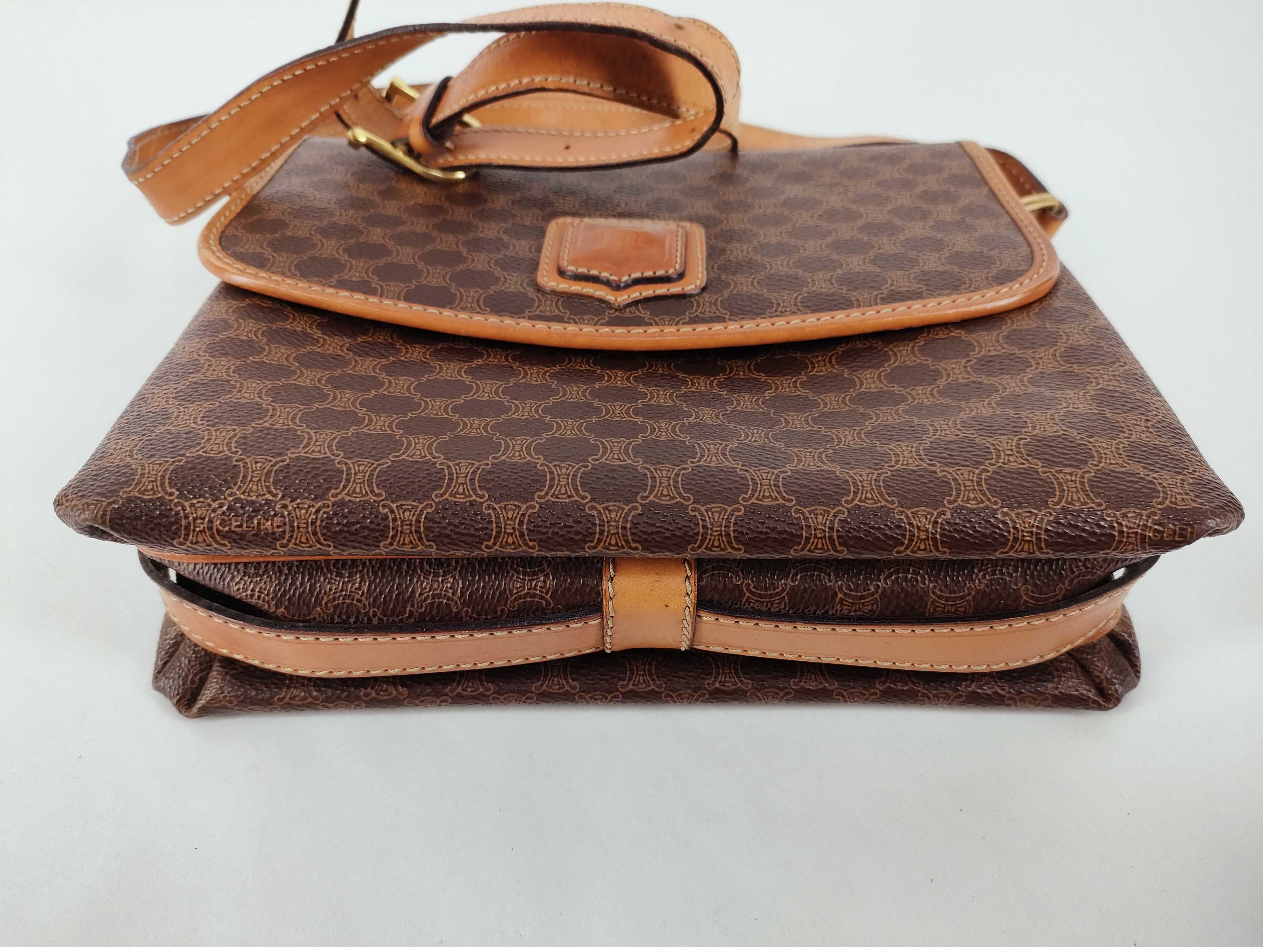Macadam Pattern Leather Shoulder Bag — view 7