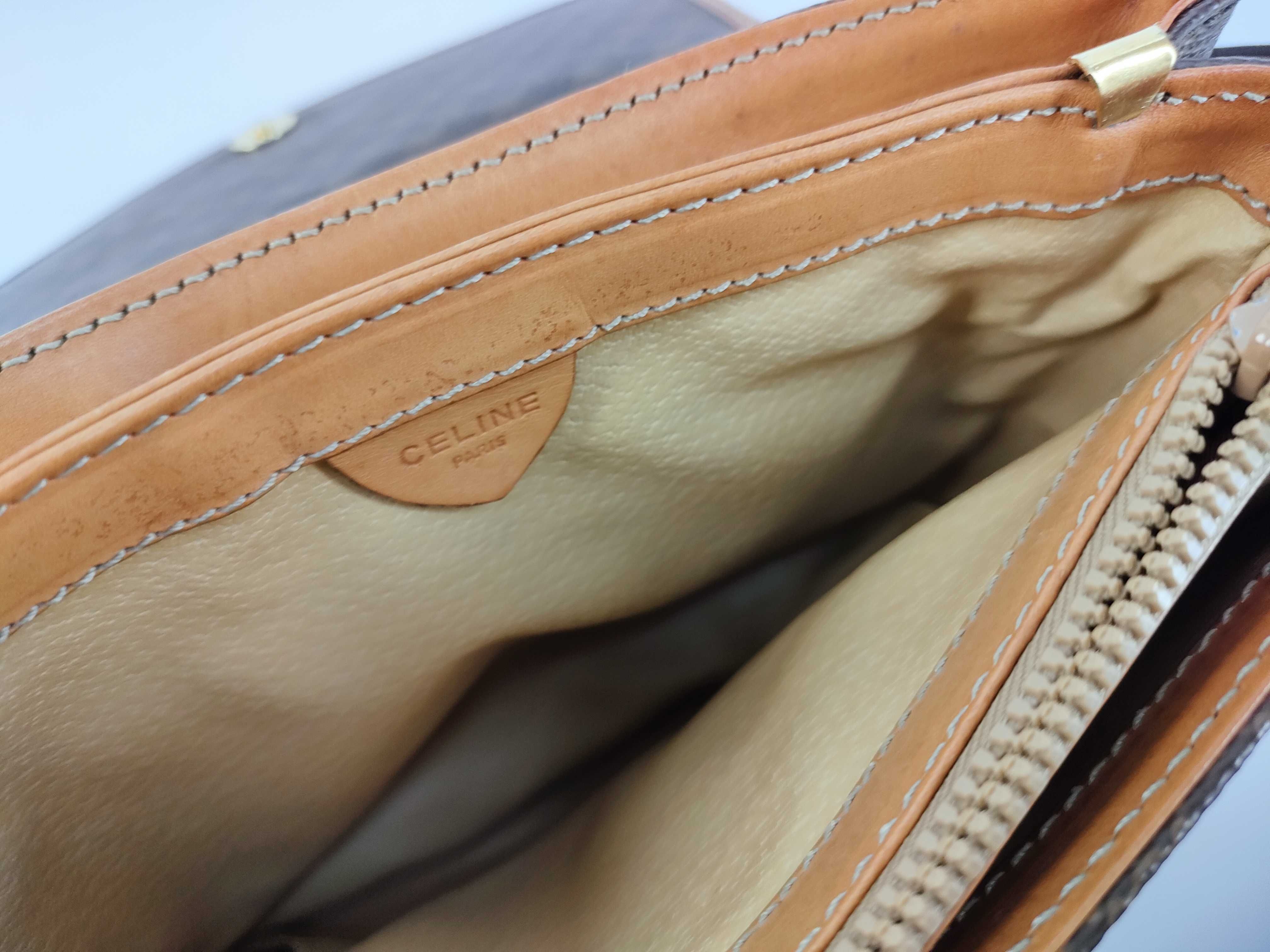 Macadam Pattern Leather Shoulder Bag — view 10