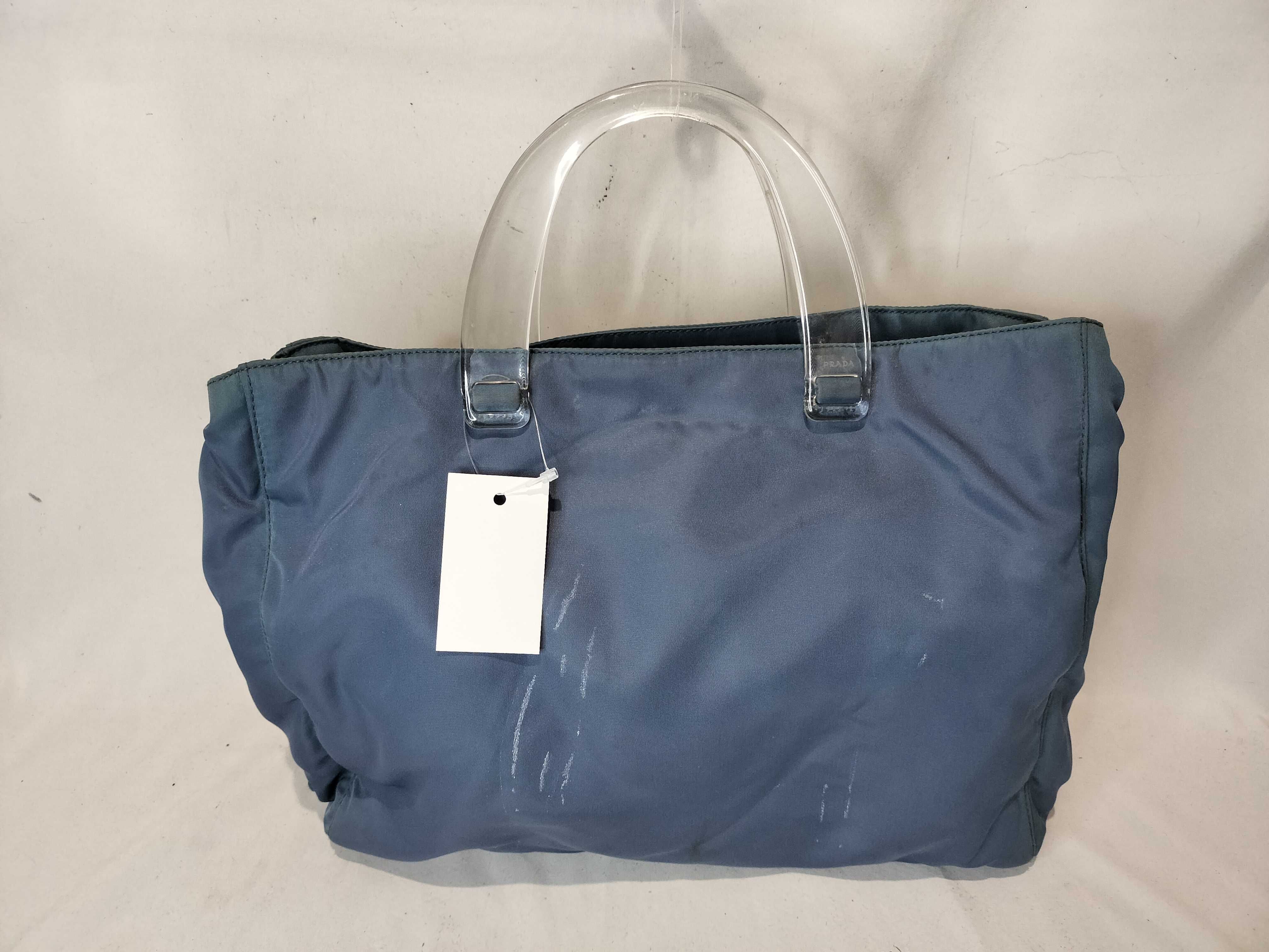 Nylon Clear Handle Handbag