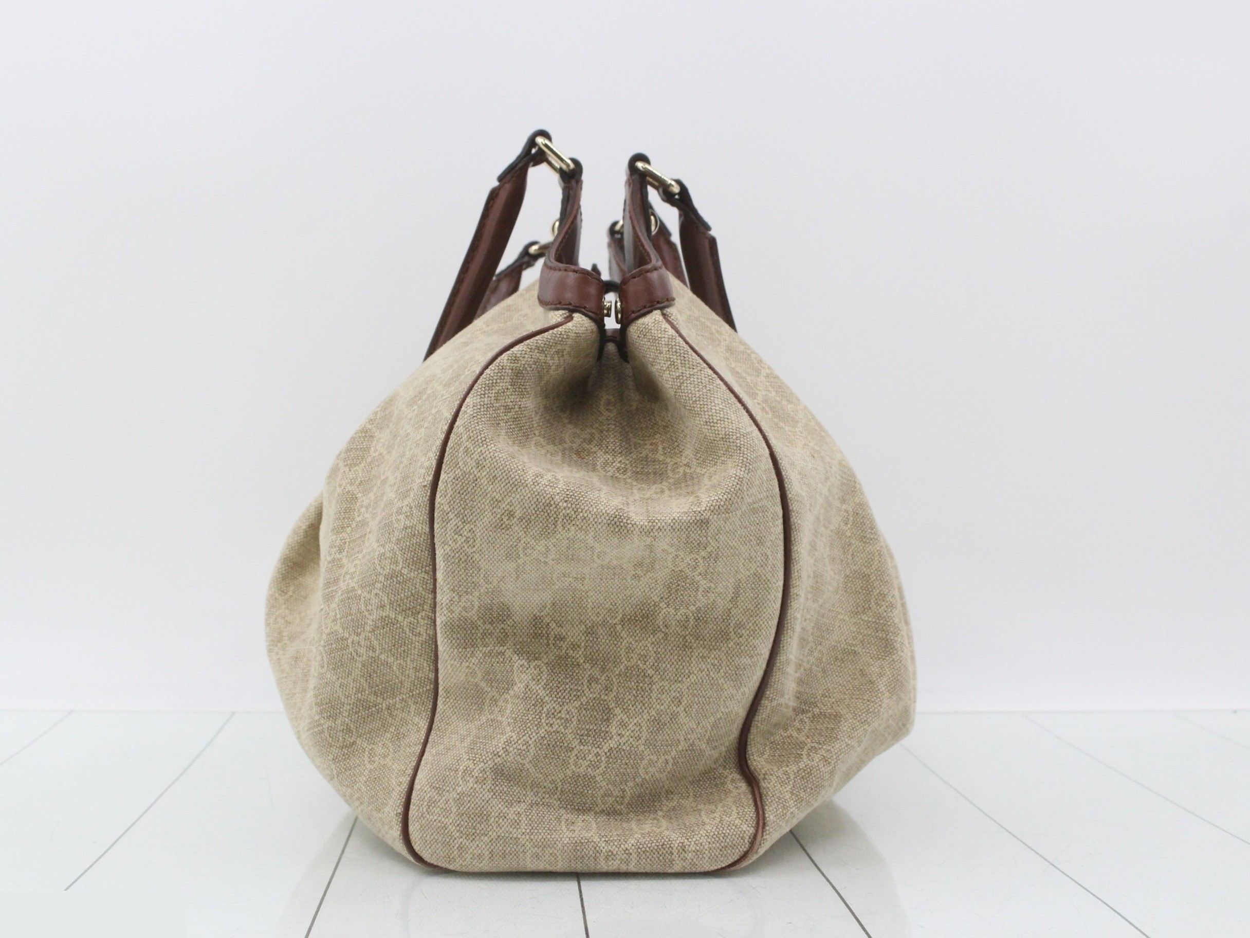 Sukey Beige Leather / Brown — view 3