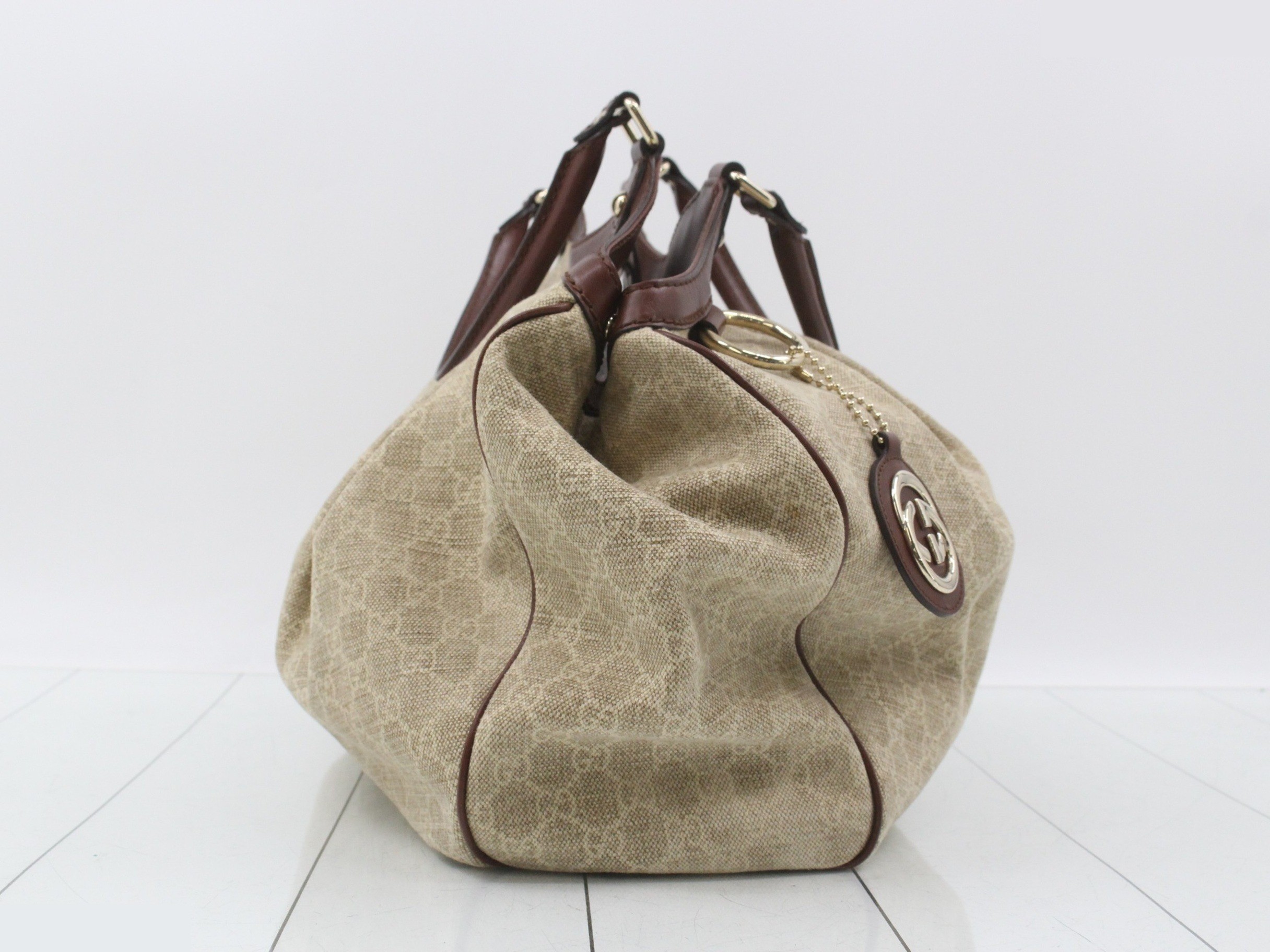 Sukey Beige Leather / Brown — view 4