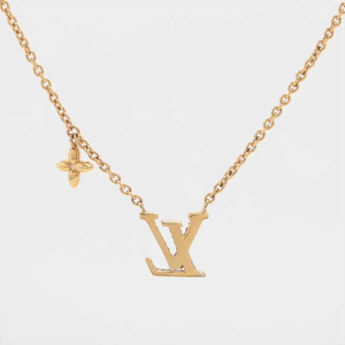 M00596 Collier LV Iconic VA2284 Necklace, GP x Rhinestone, Gold, — view 2