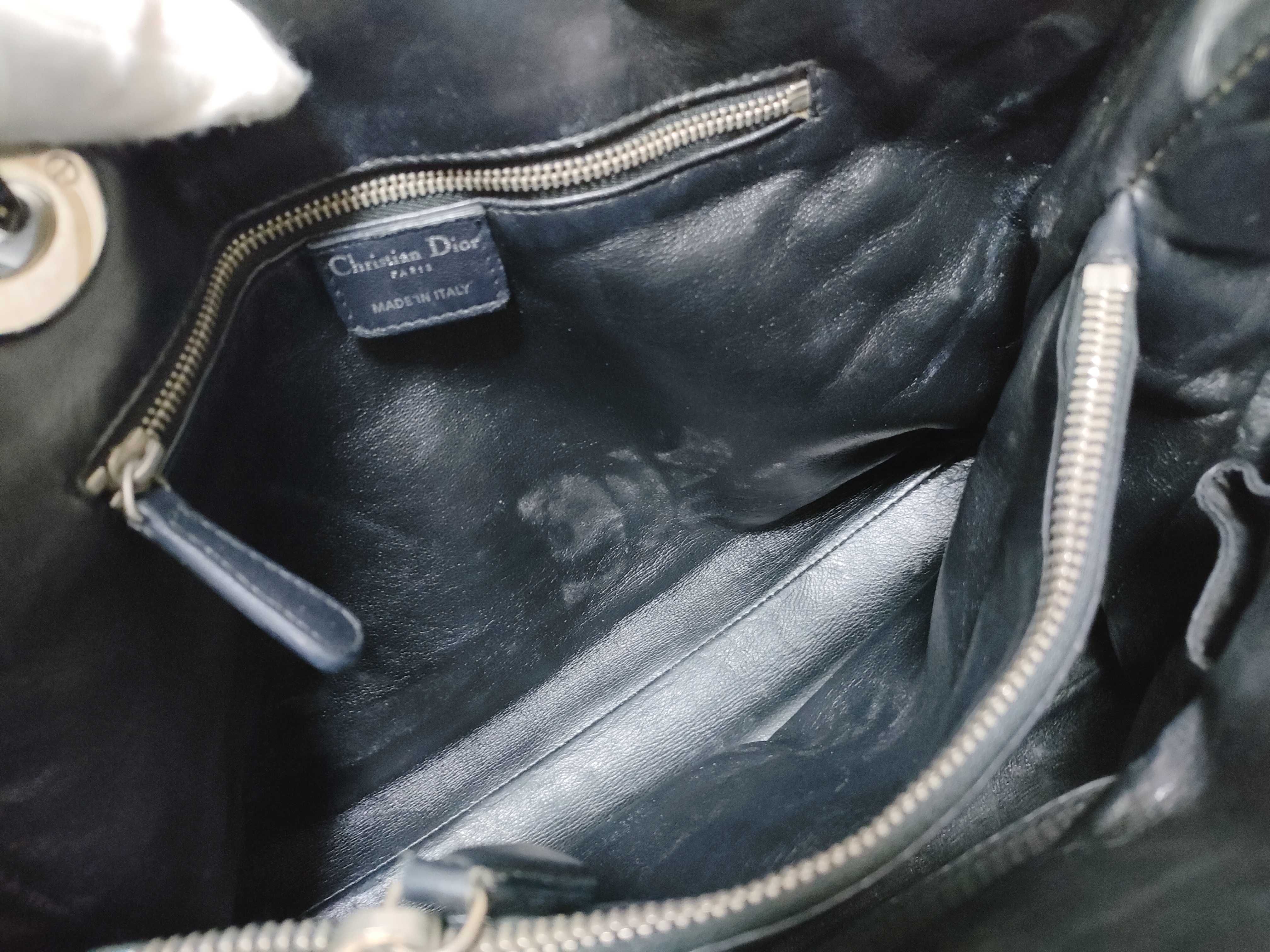 Diorissimo bag, leather, black, handbag — view 13