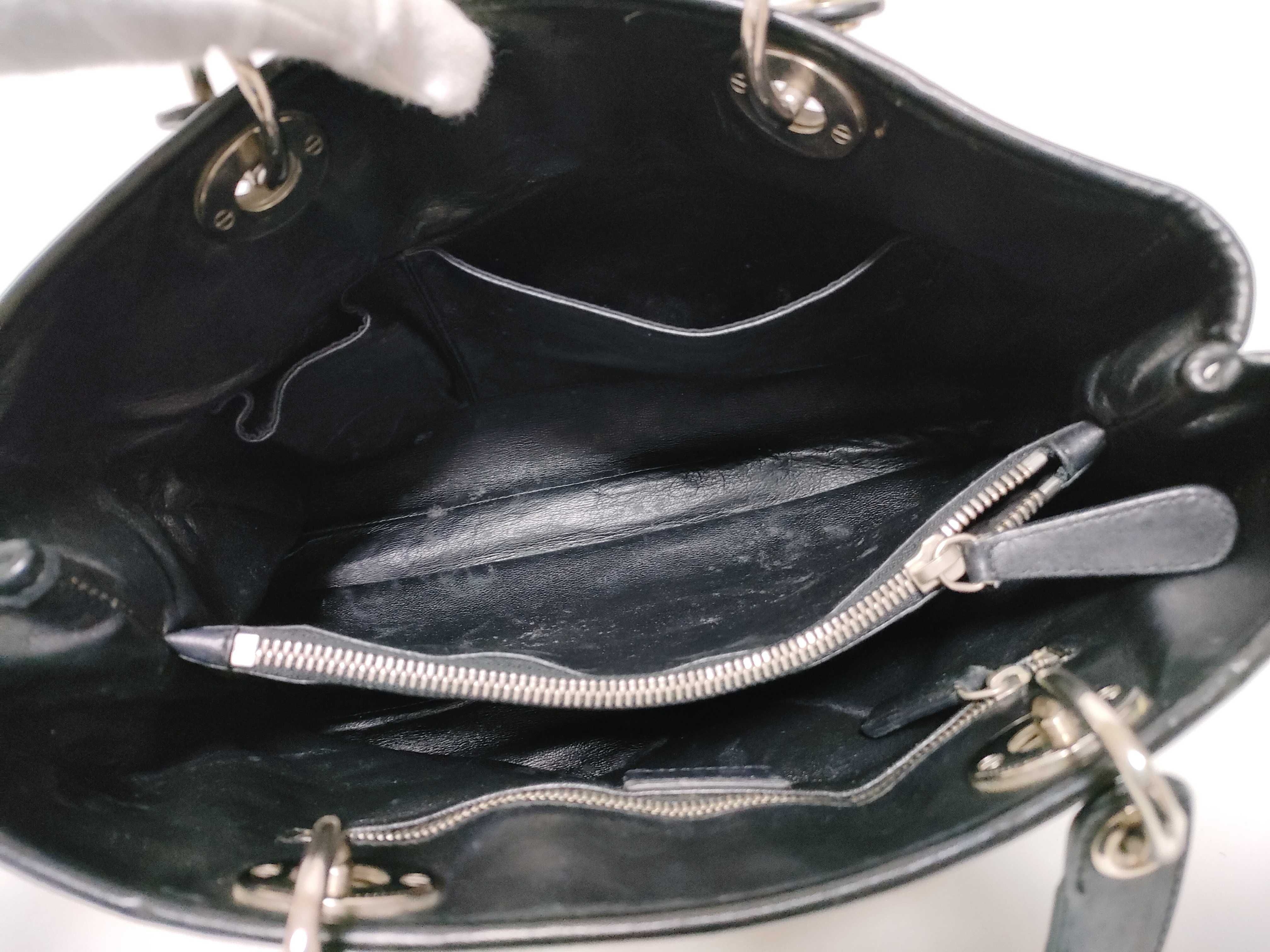 Diorissimo bag, leather, black, handbag — view 10