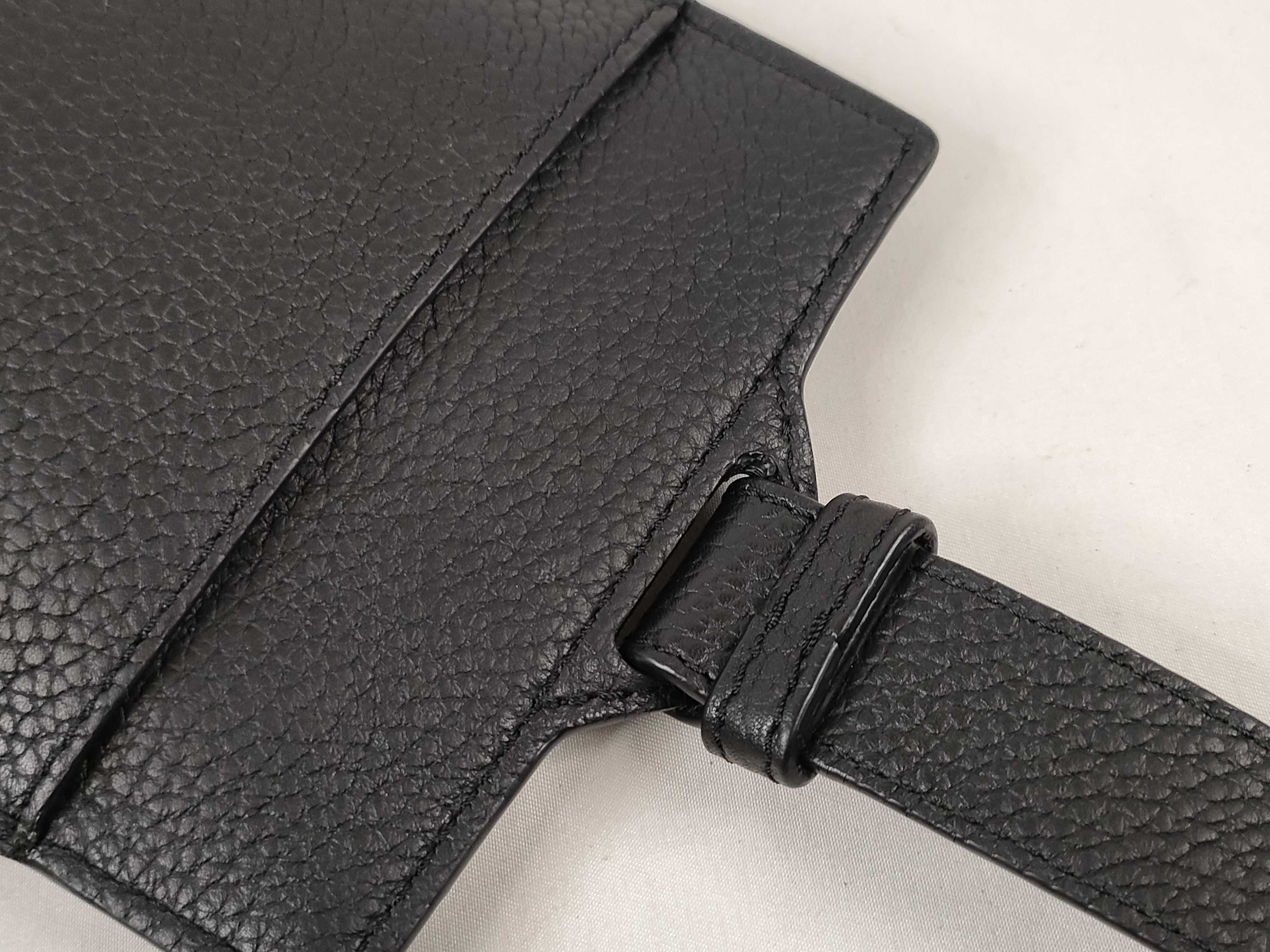 Anagram Vertical T-Pocket Body Bag, Black Shoulder Bag — view 5