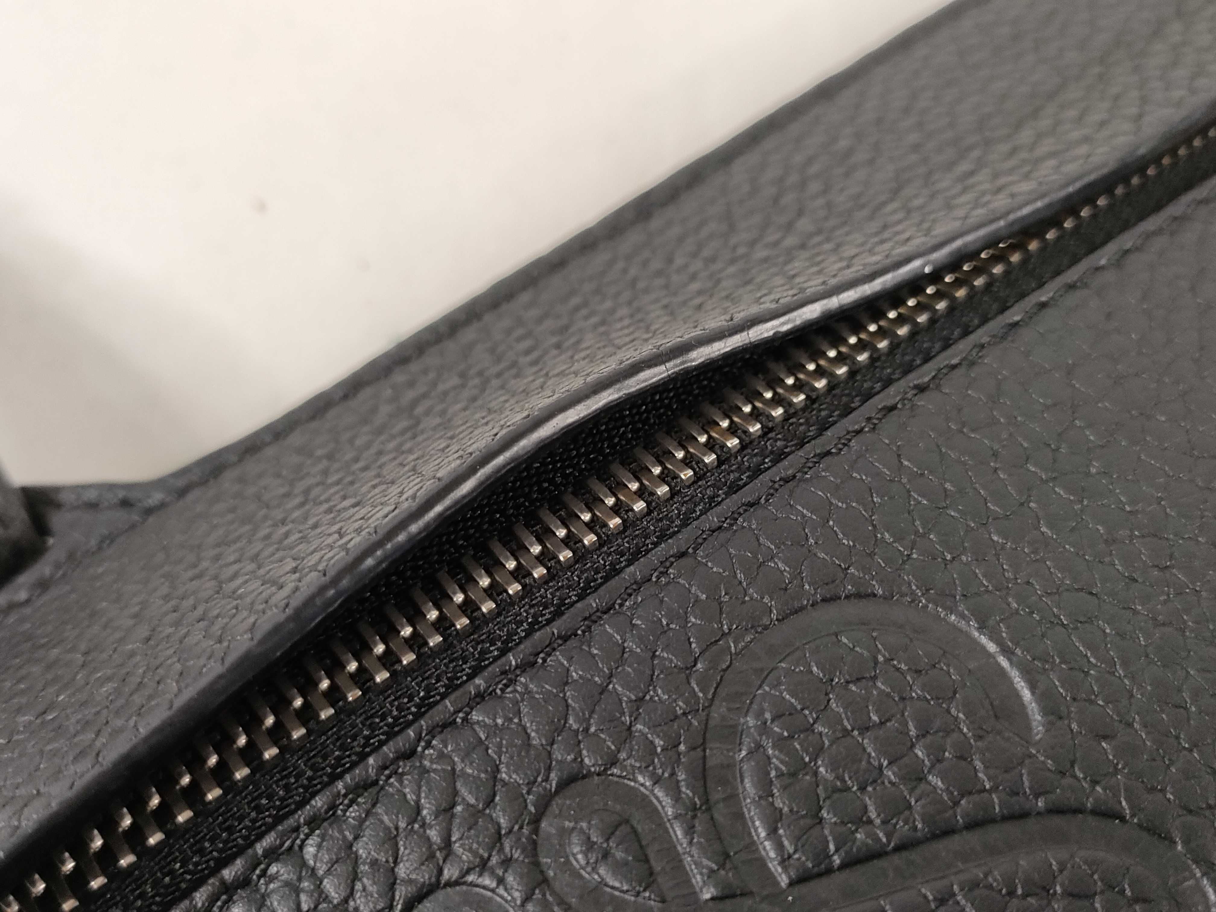 Anagram Vertical T-Pocket Body Bag, Black Shoulder Bag — view 8