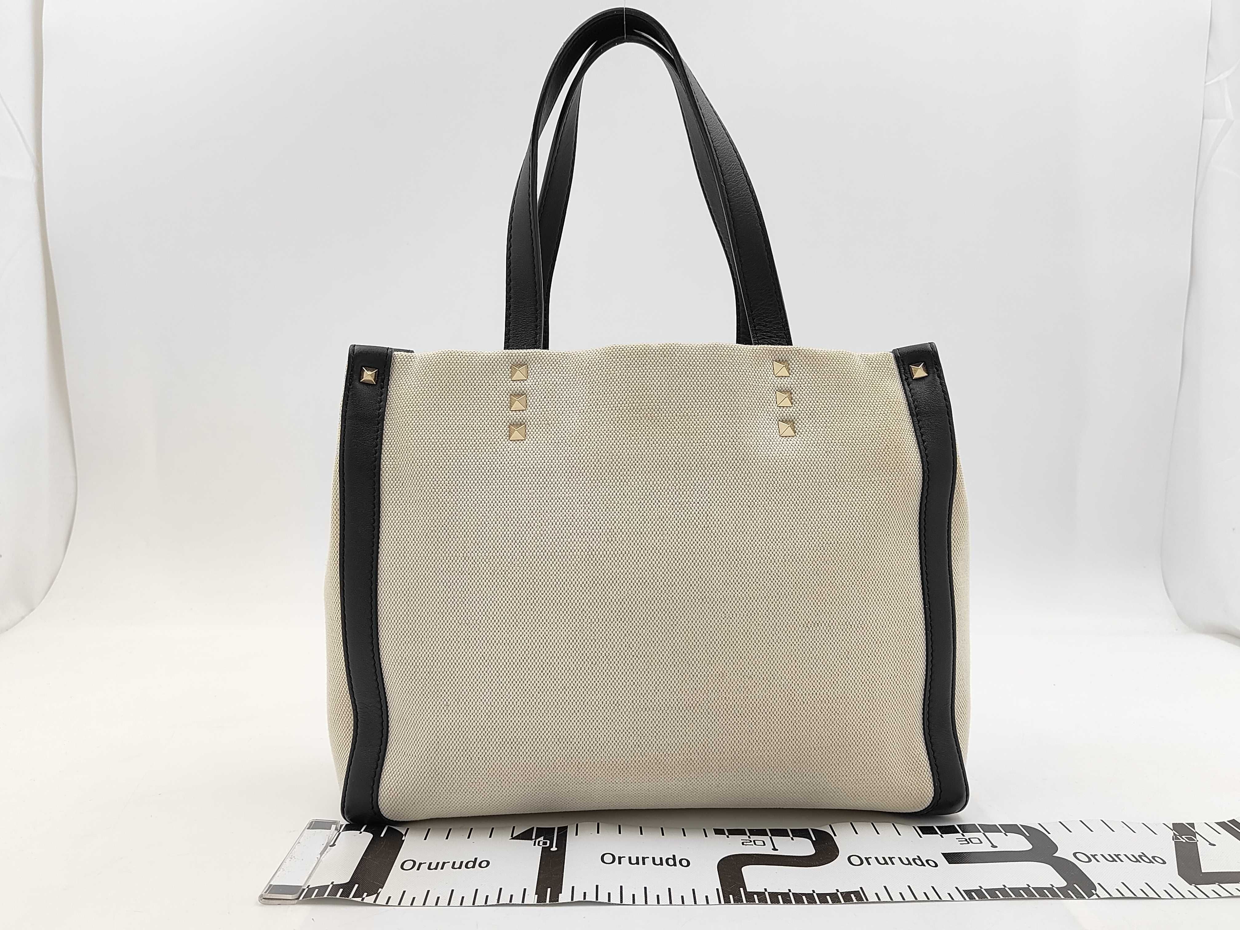 Canvas Studded Tote Bag (with ST emblem) — view 2