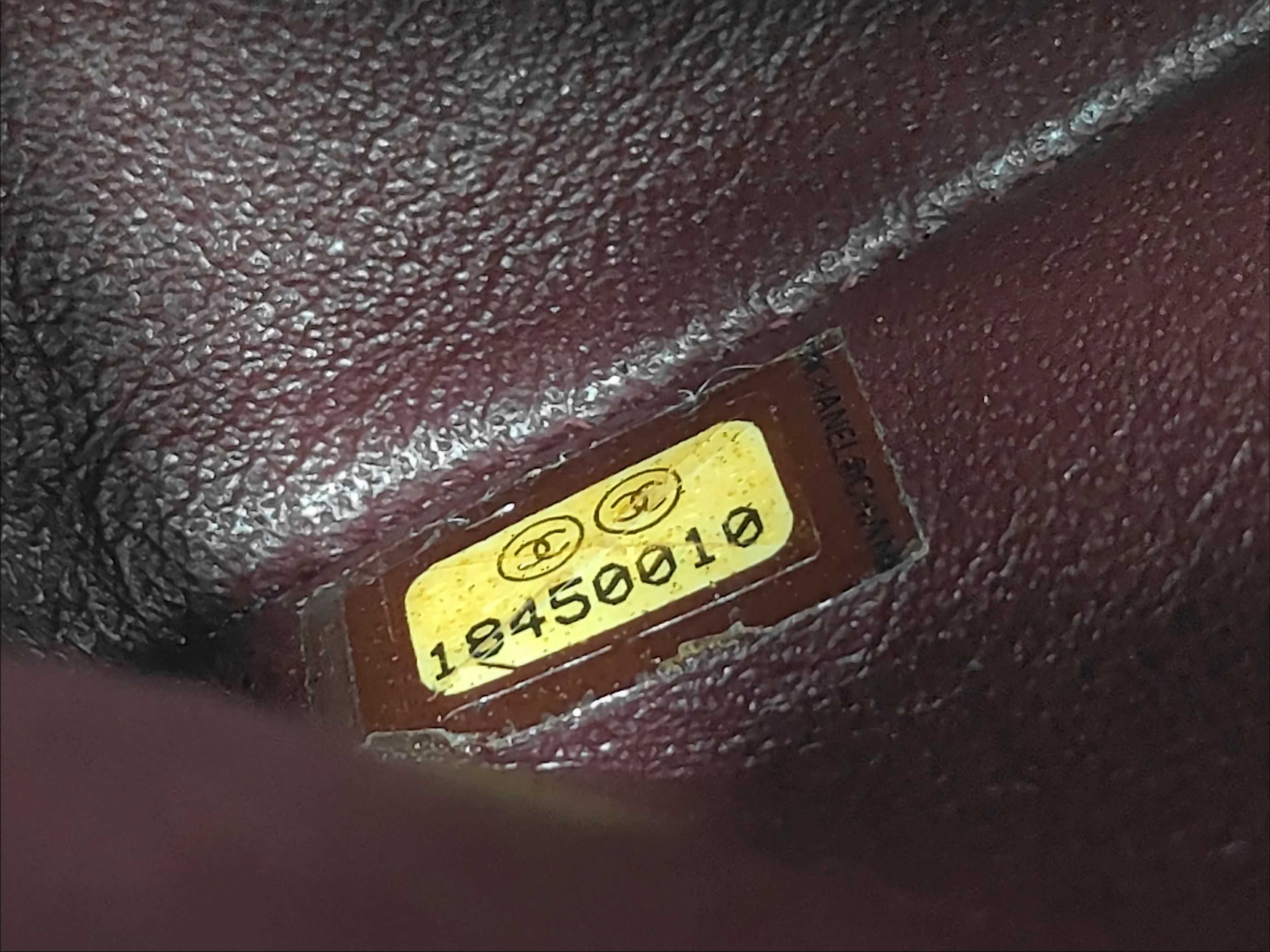 Matelassé 25 Double Flap Lambskin Chain Shoulder Bag (Serial Number 18) — view 12