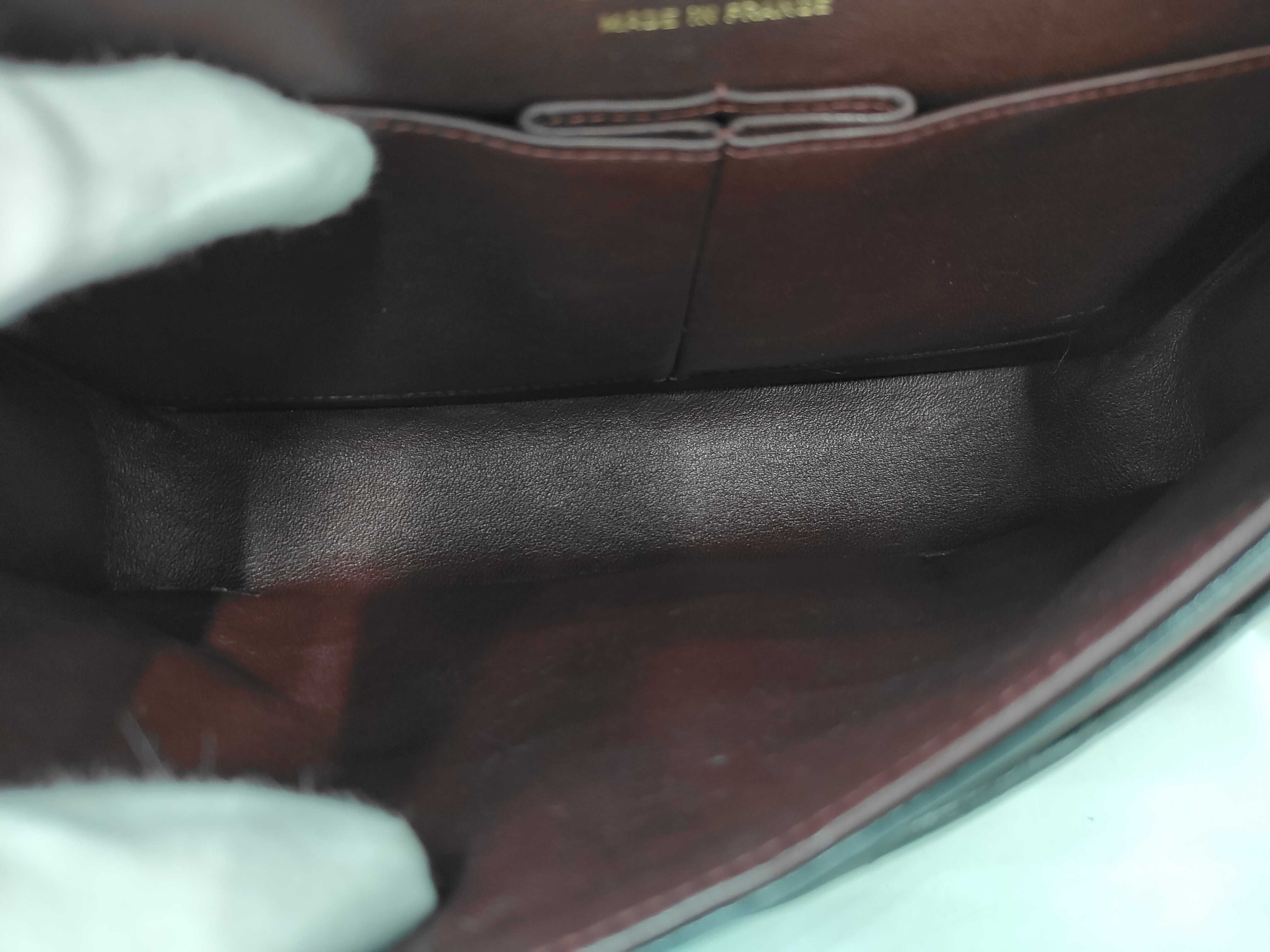 Matelassé 25 Double Flap Lambskin Chain Shoulder Bag (Serial Number 18) — view 9