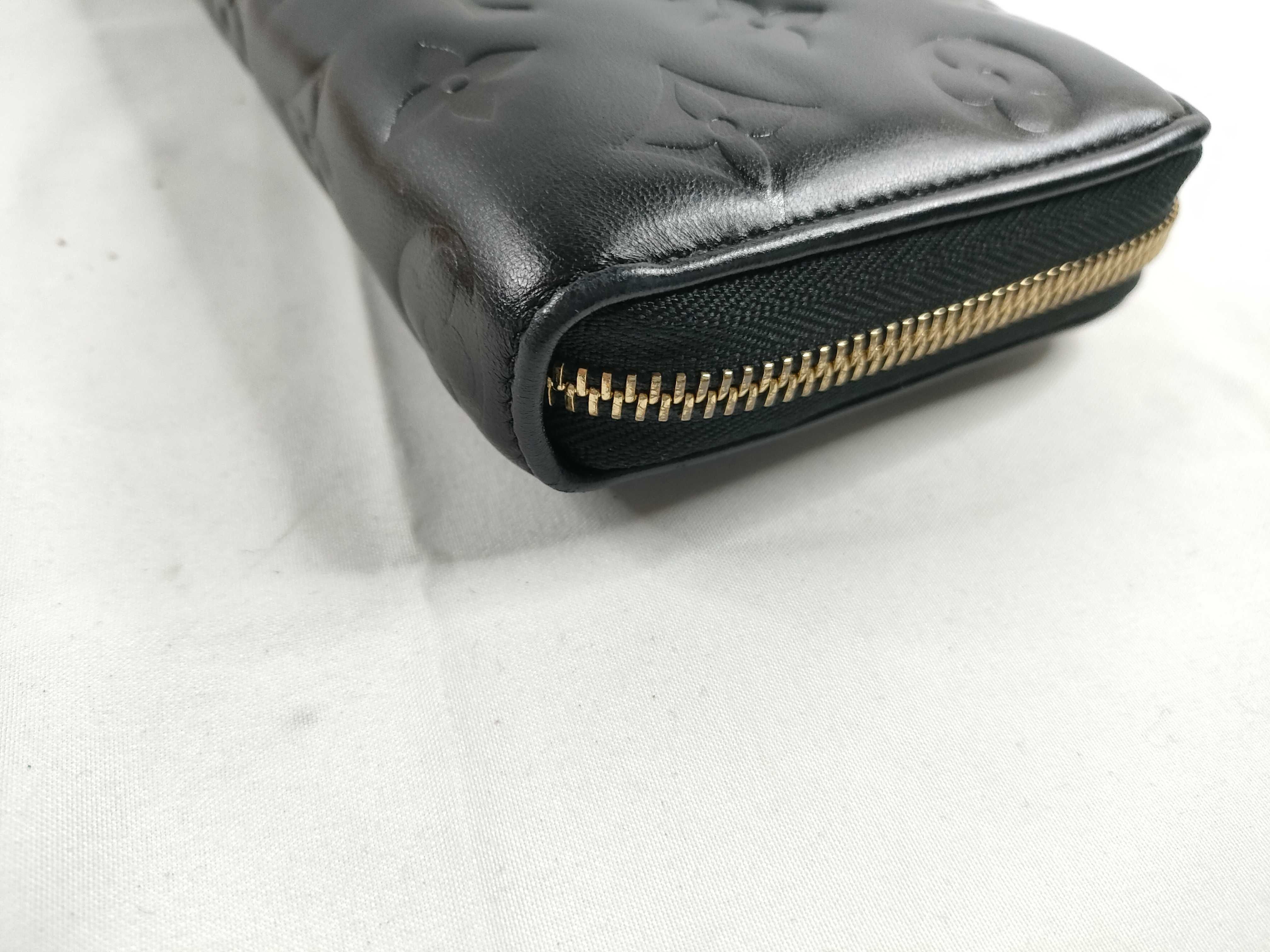 Monogram Embossed Noir Zippy Wallet M81510 — view 3