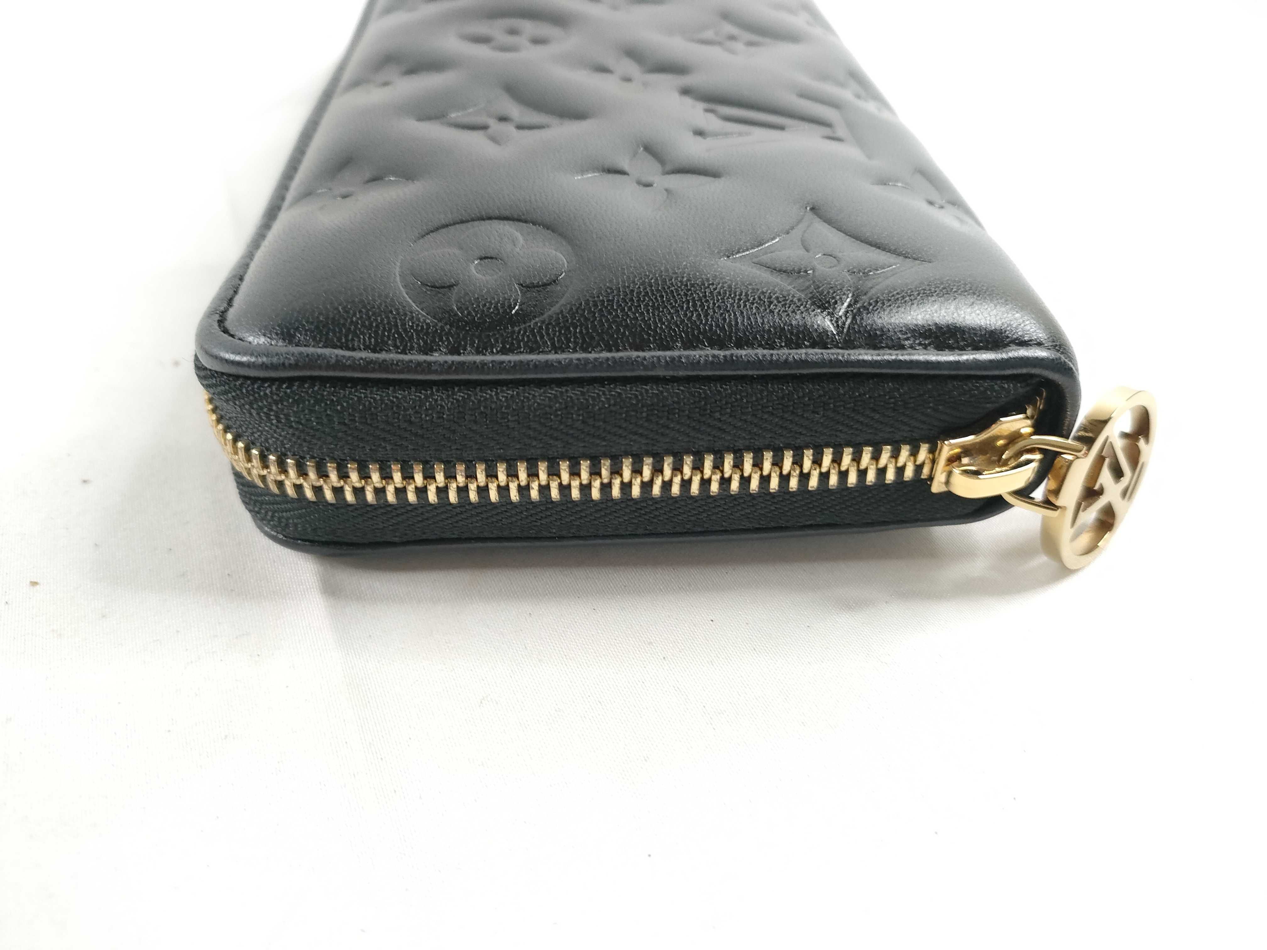 Monogram Embossed Noir Zippy Wallet M81510 — view 5