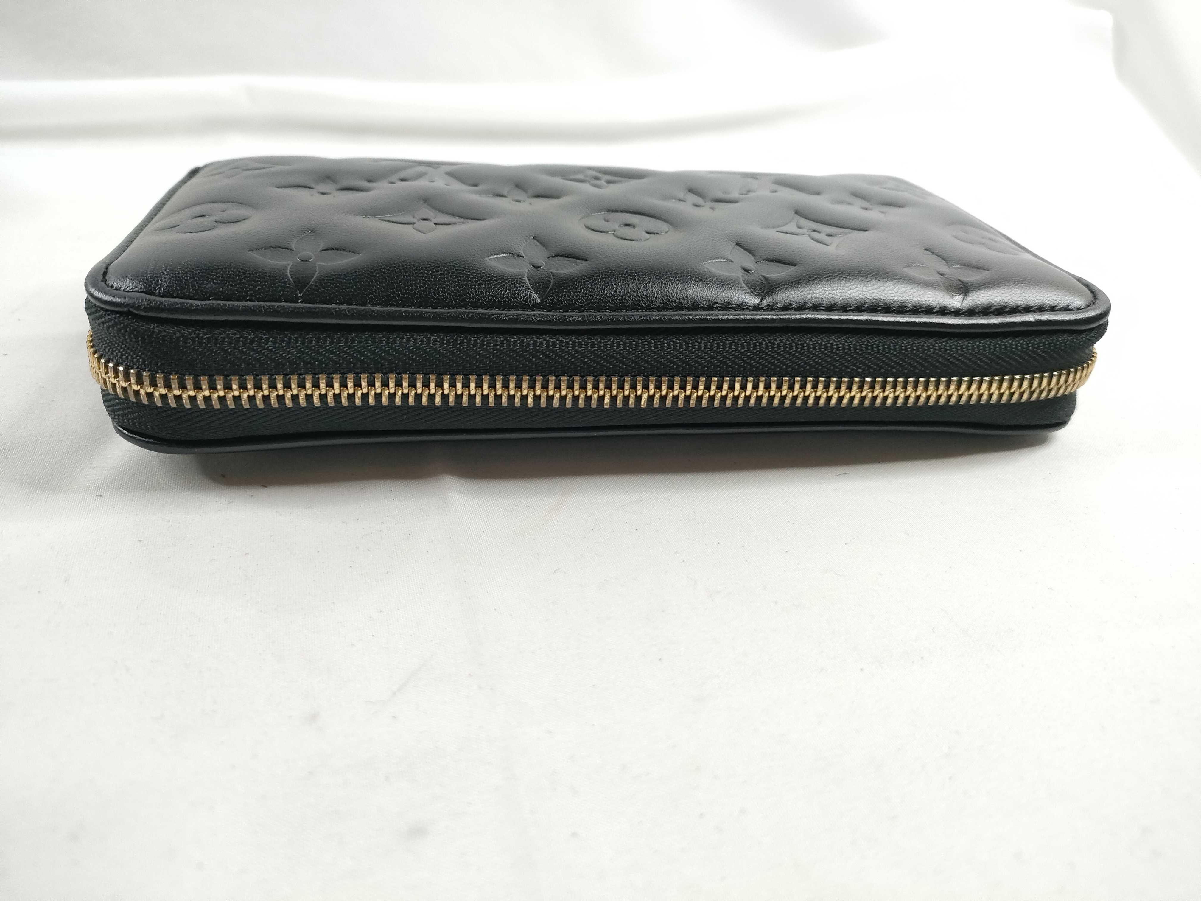 Monogram Embossed Noir Zippy Wallet M81510 — view 6