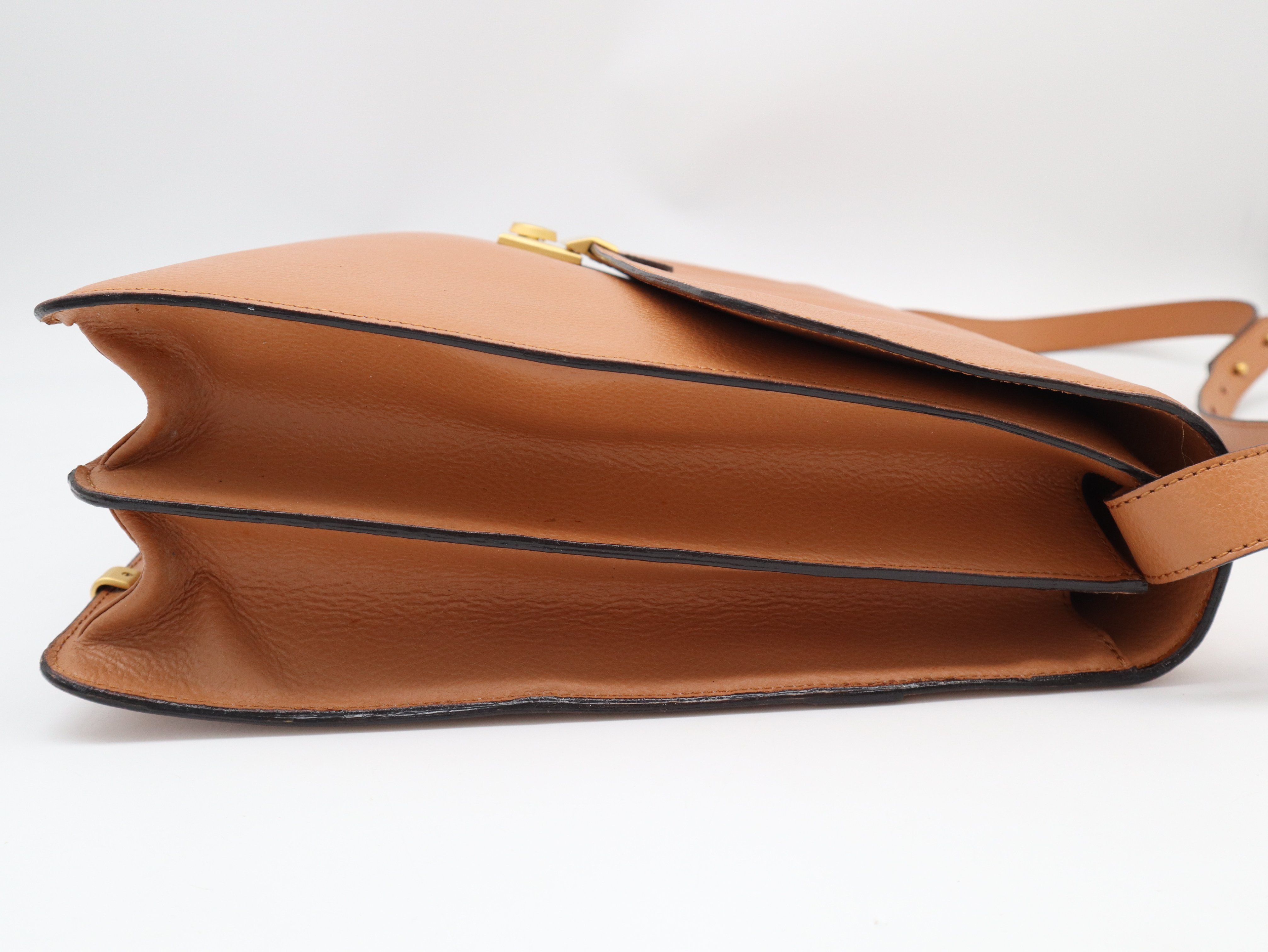 Leather Briefcase, Brown, Business Bag — view 4