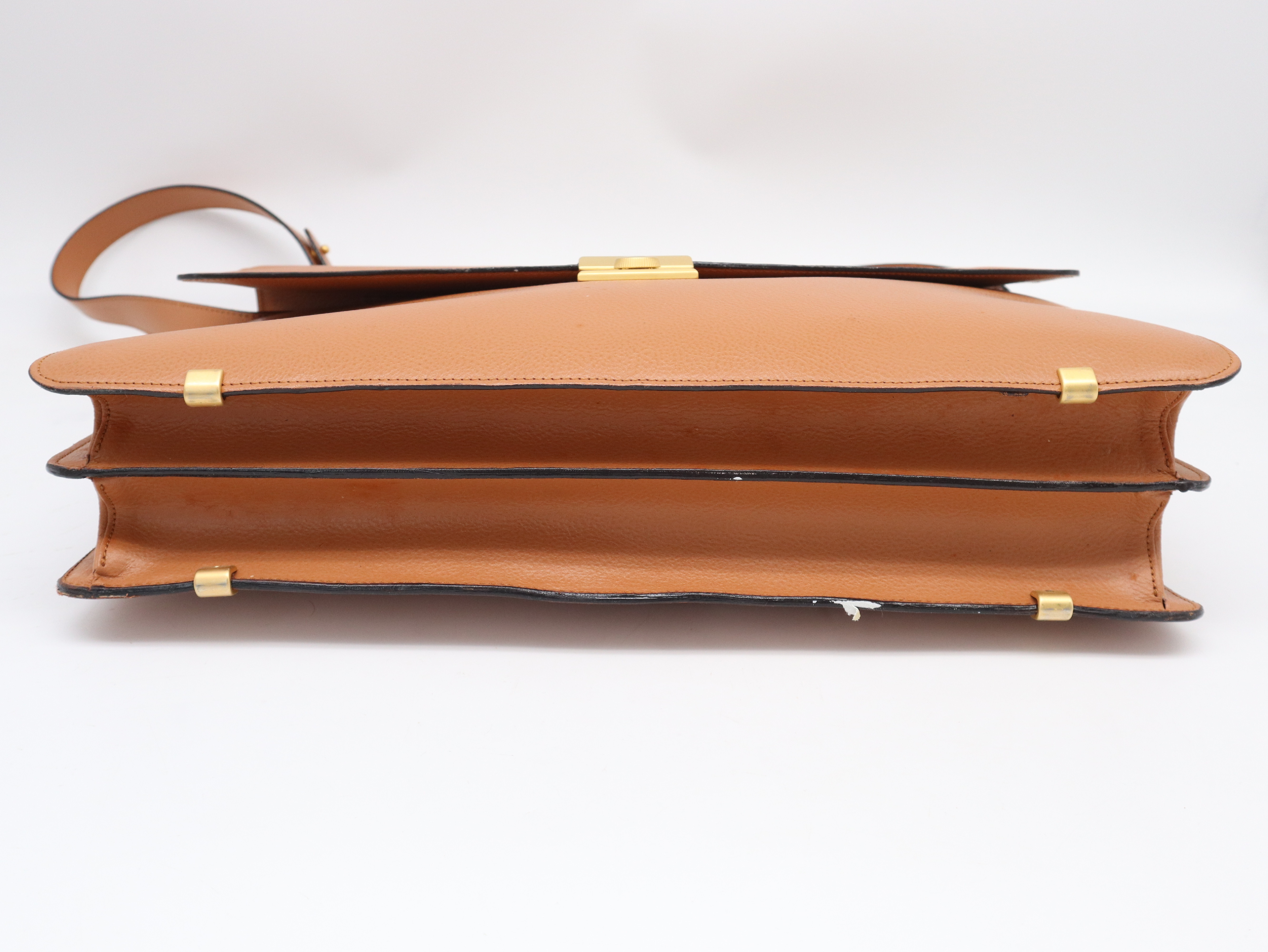 Leather Briefcase, Brown, Business Bag — view 5