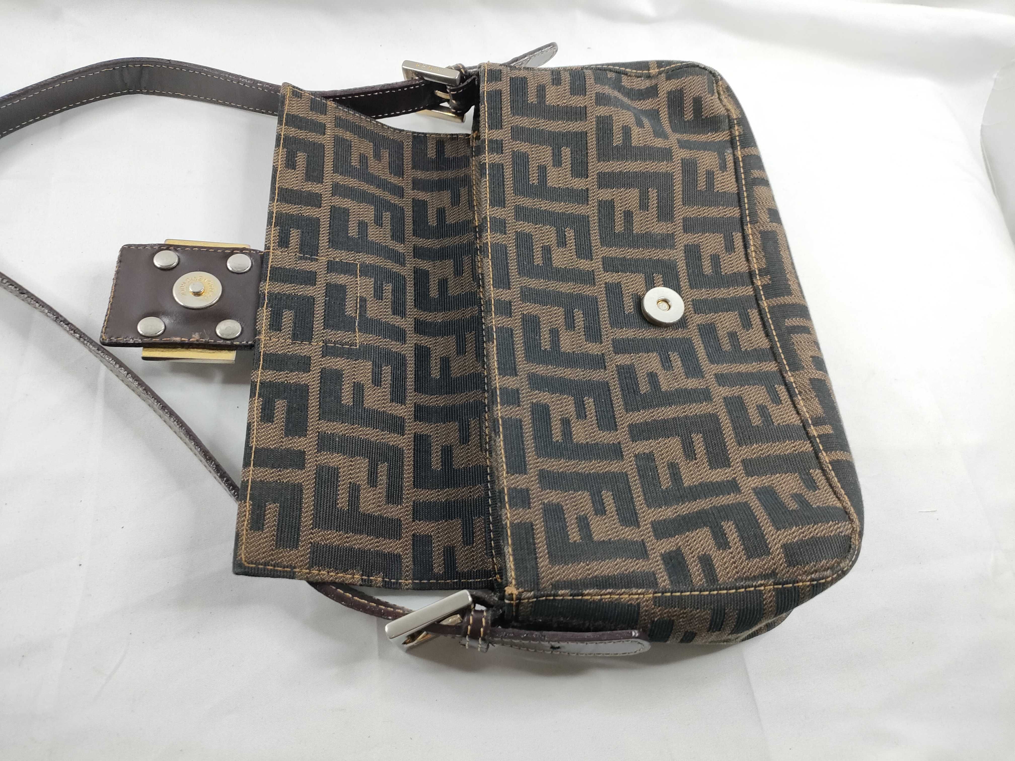 Zucca pattern handbag, Fendi Mamma Bucket Zucca shoulder bag — view 10