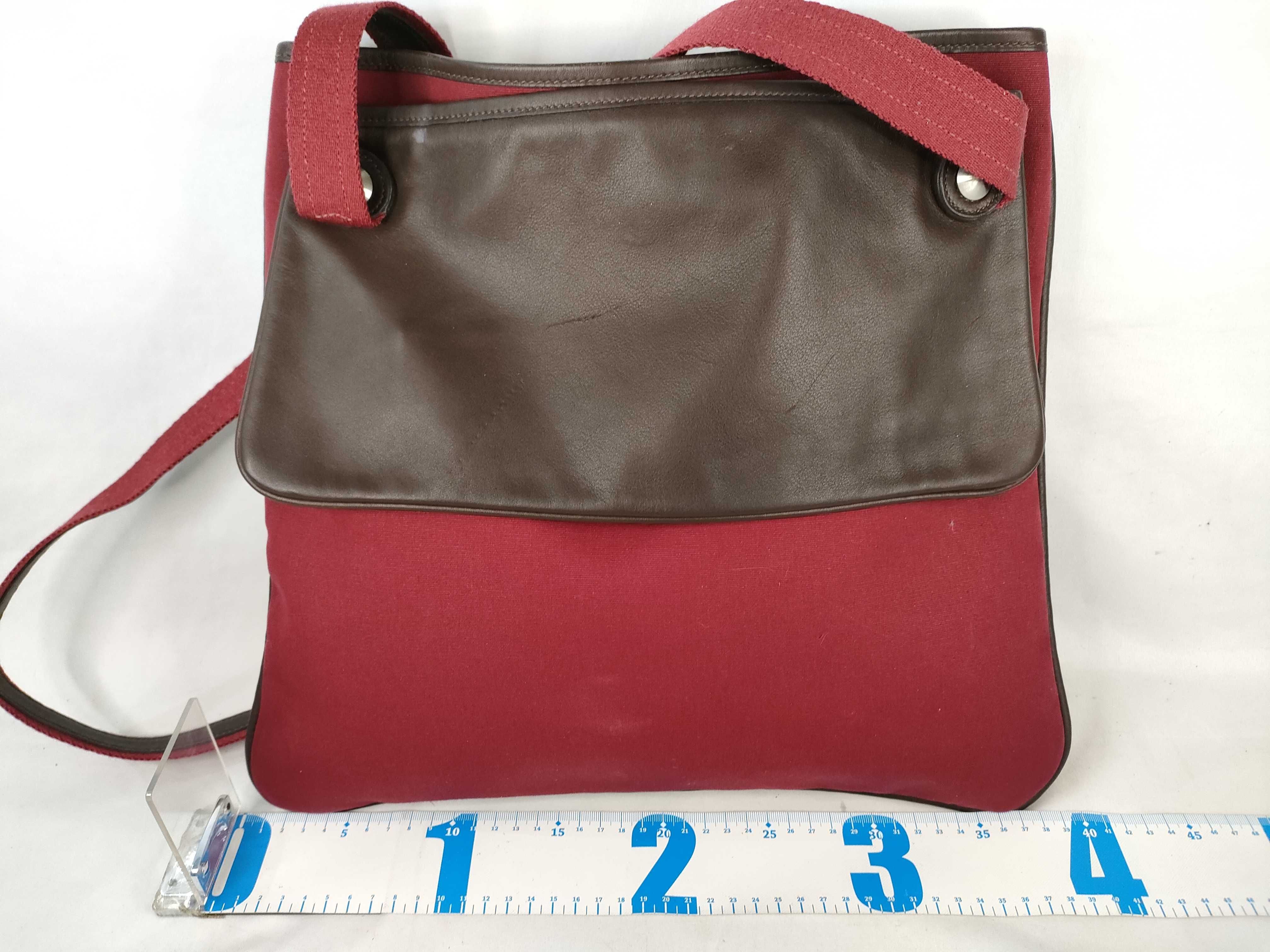 Mrs. Hippie Toile Officier x Veau Swift Shoulder Bag — view 2