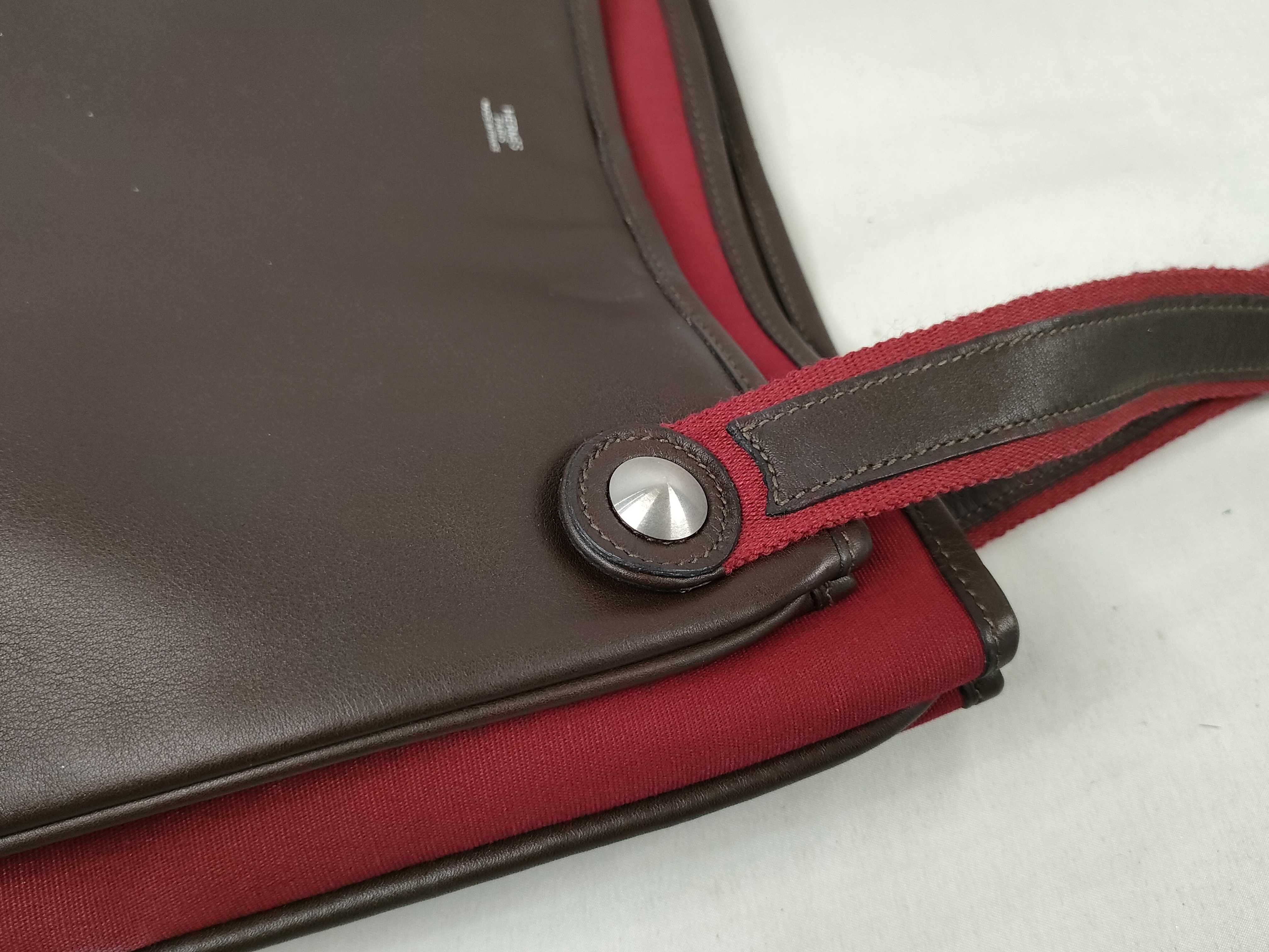 Mrs. Hippie Toile Officier x Veau Swift Shoulder Bag — view 5