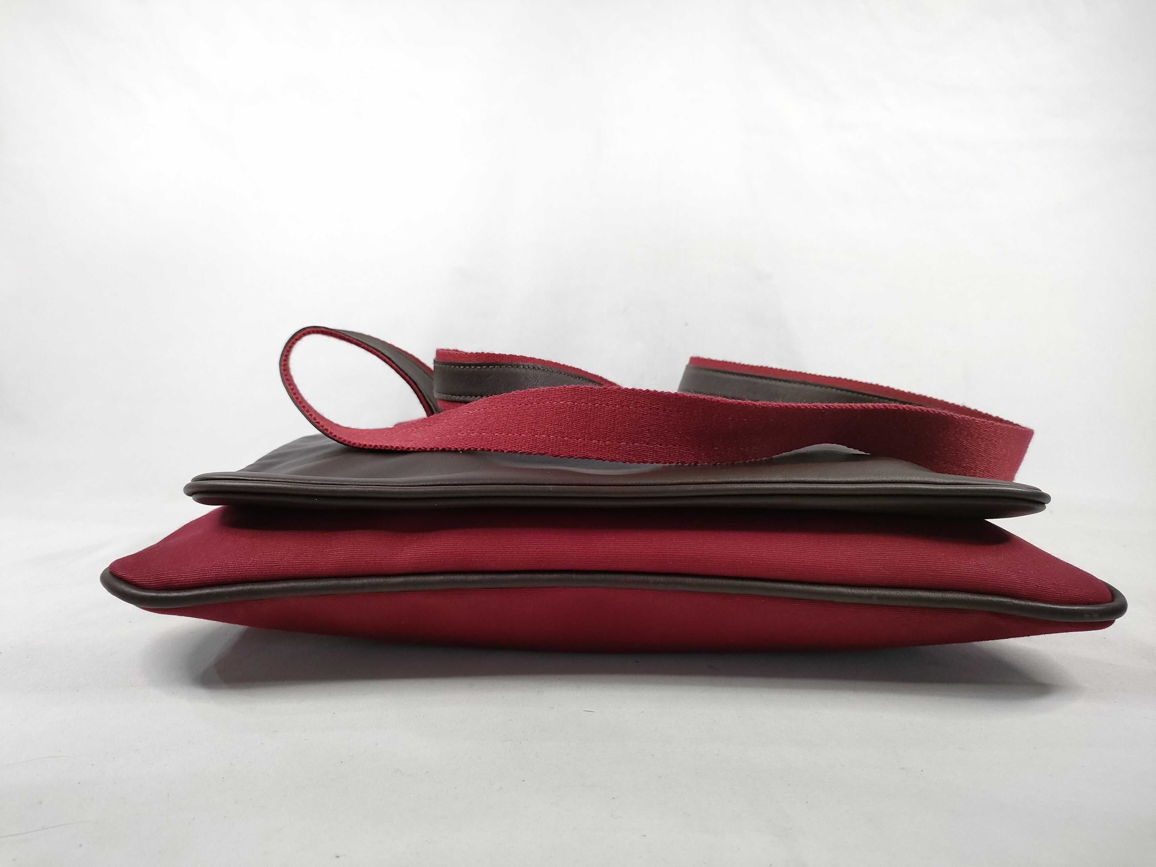 Mrs. Hippie Toile Officier x Veau Swift Shoulder Bag — view 7