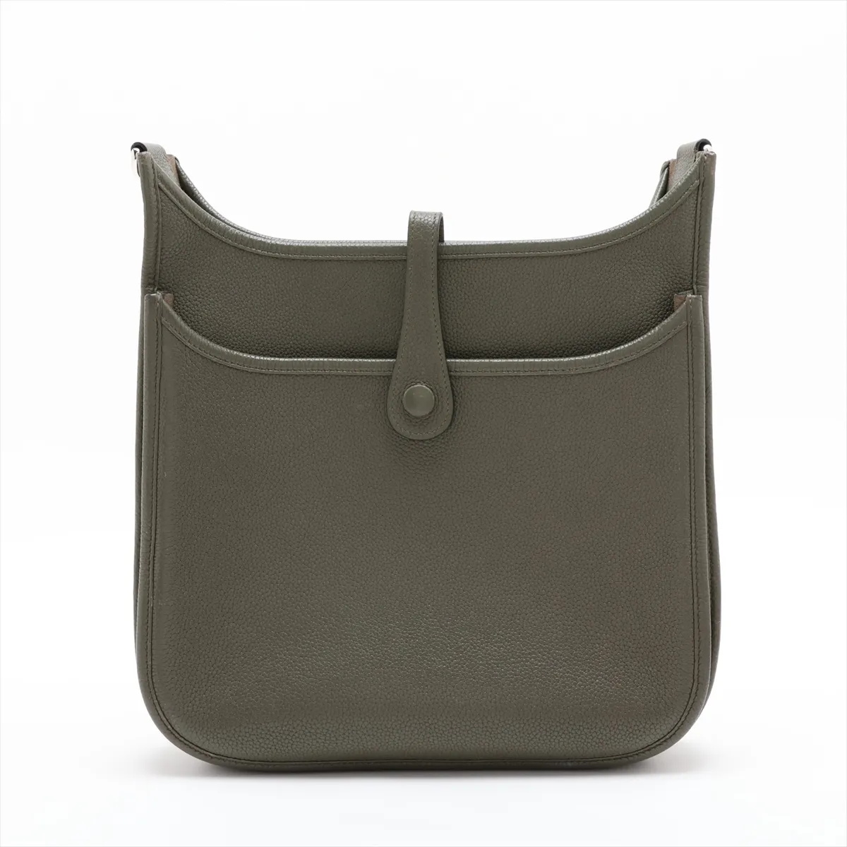 Evelyne 3 29 PM Taurillon Maurice Olive Green Silver Hardware C: 2018 — view 2