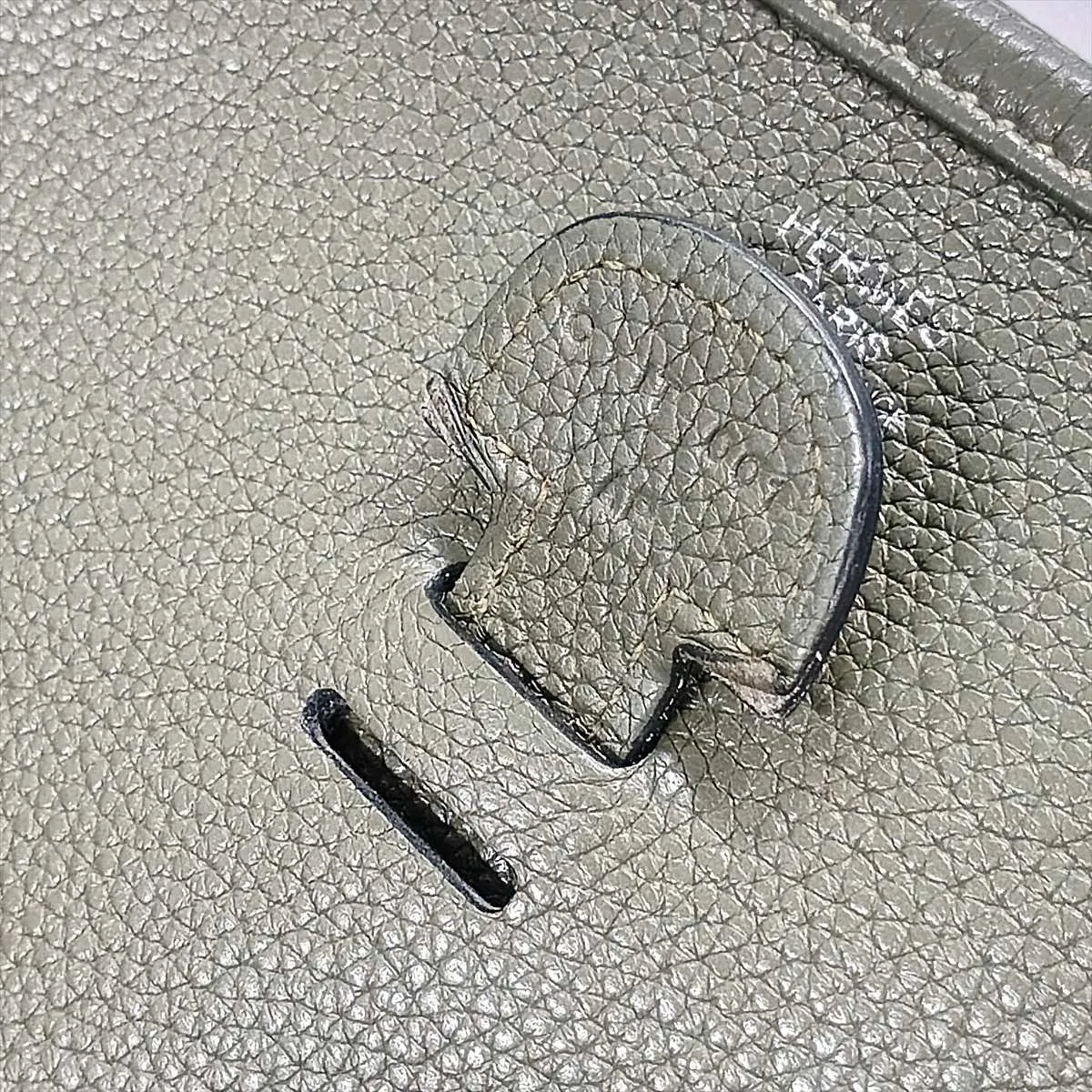 Evelyne 3 29 PM Taurillon Maurice Olive Green Silver Hardware C: 2018 — view 12