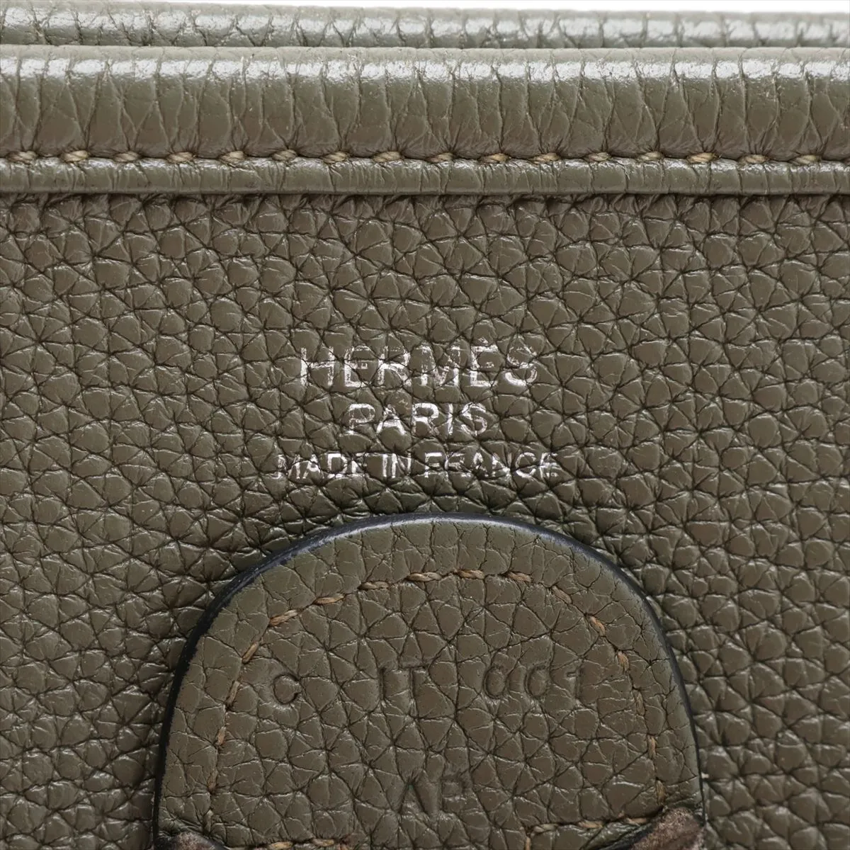 Evelyne 3 29 PM Taurillon Maurice Olive Green Silver Hardware C: 2018 — view 8