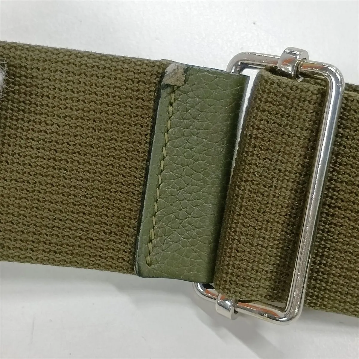 Evelyne 3 29 PM Taurillon Maurice Olive Green Silver Hardware C: 2018 — view 10