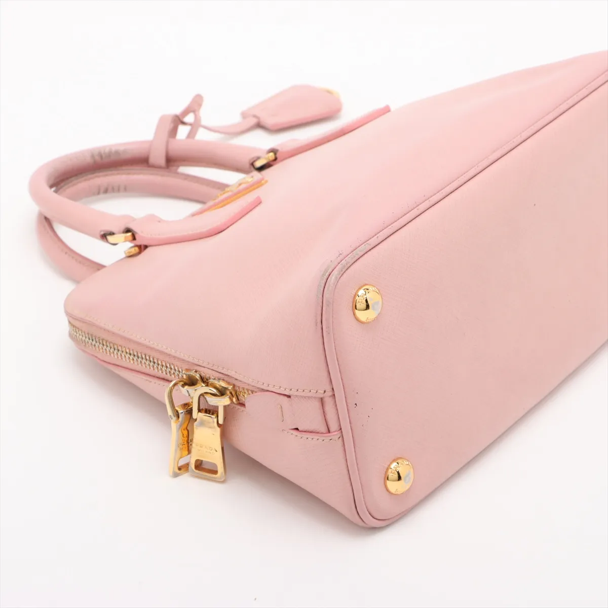 Saffiano Luxe Leather 2WAY Handbag Pink BL0838 — view 4