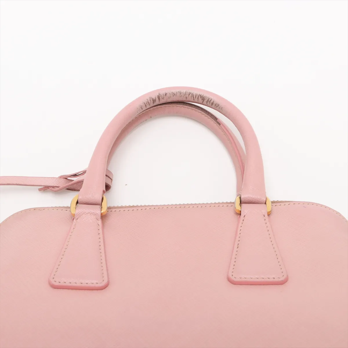 Saffiano Luxe Leather 2WAY Handbag Pink BL0838 — view 6