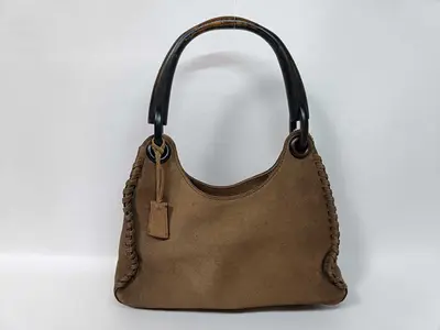 106231 002058 Wood Handle Handbag