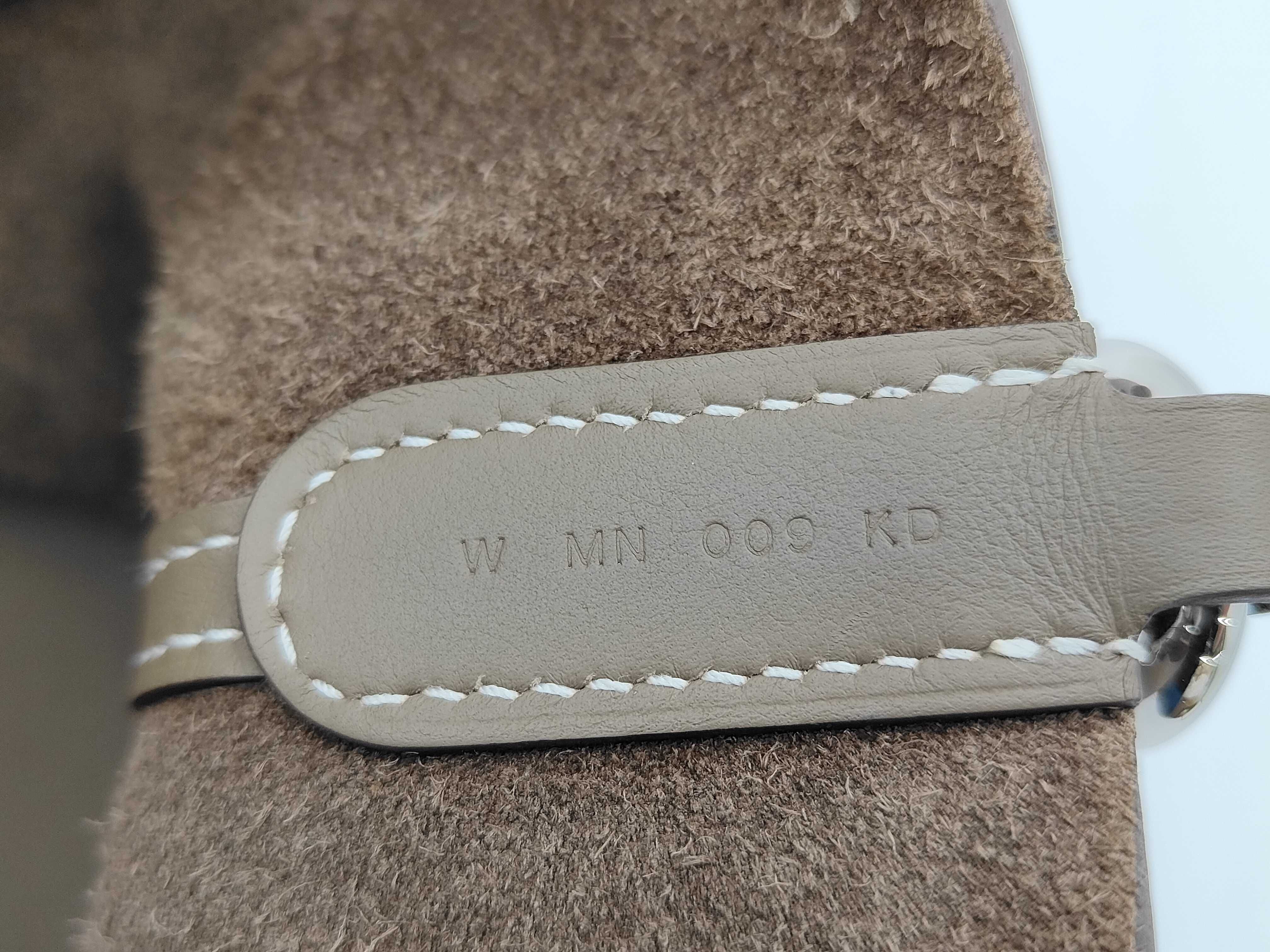 In the Loop 18 Handbag, Taurillon Clemence x Veau Swift, Etoupe, Silver Hardware, W: 2024 Model — view 11