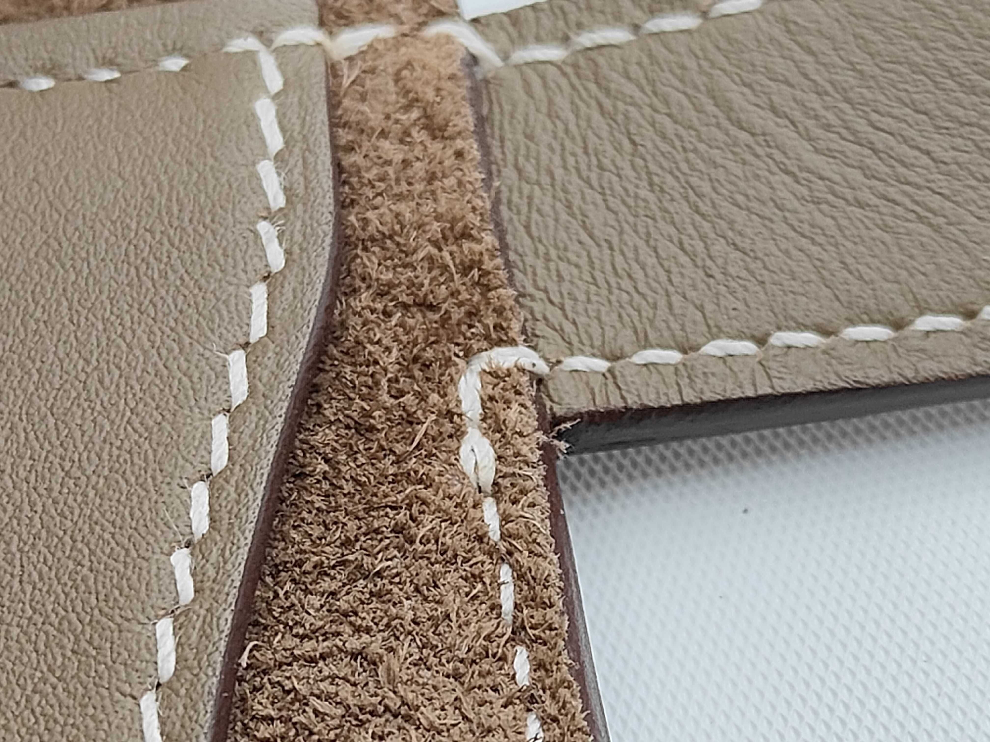 In the Loop 18 Handbag, Taurillon Clemence x Veau Swift, Etoupe, Silver Hardware, W: 2024 Model — view 7