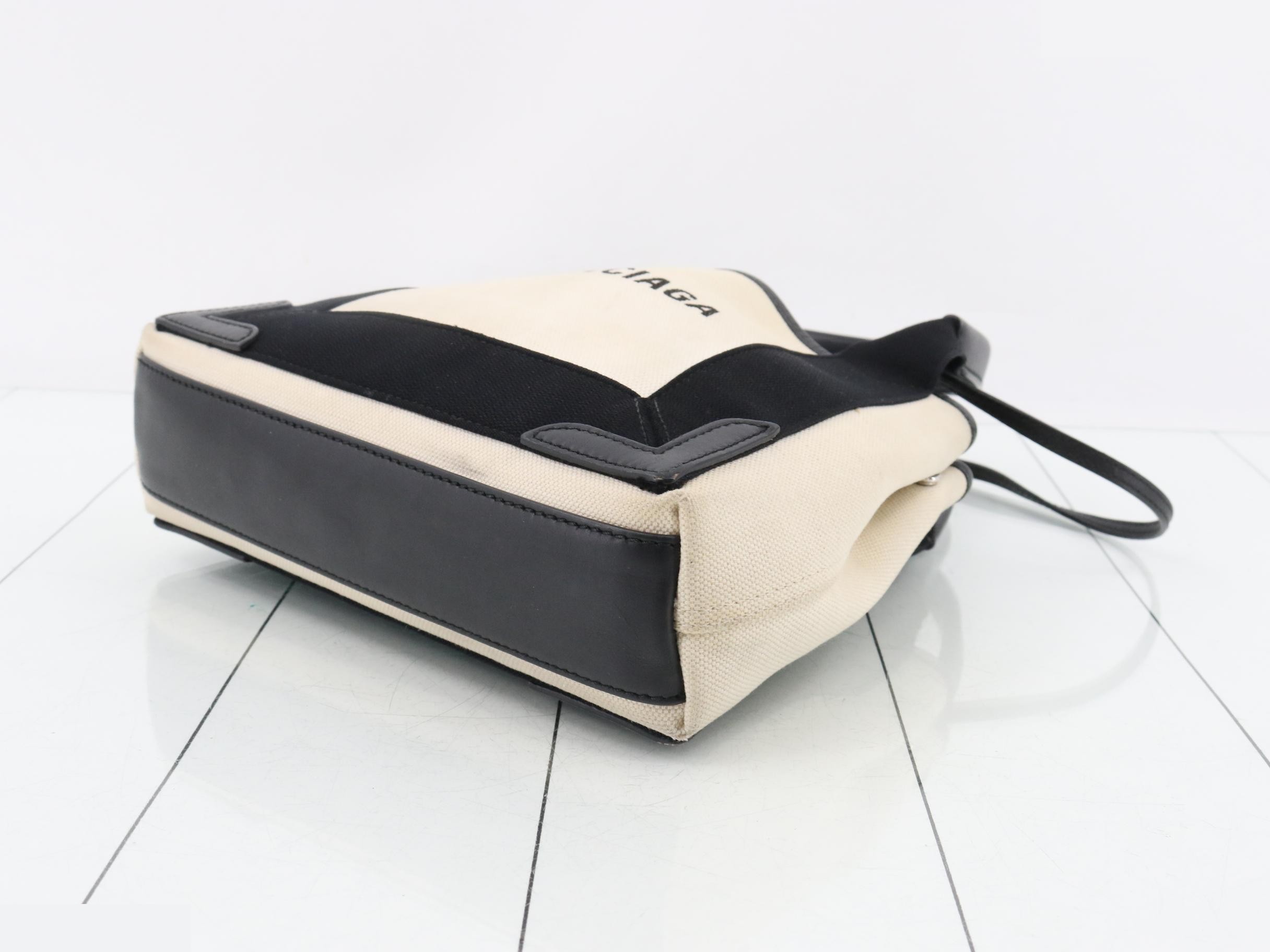 Navy Cabas 2-Way Shoulder Bag with Pouch — view 6