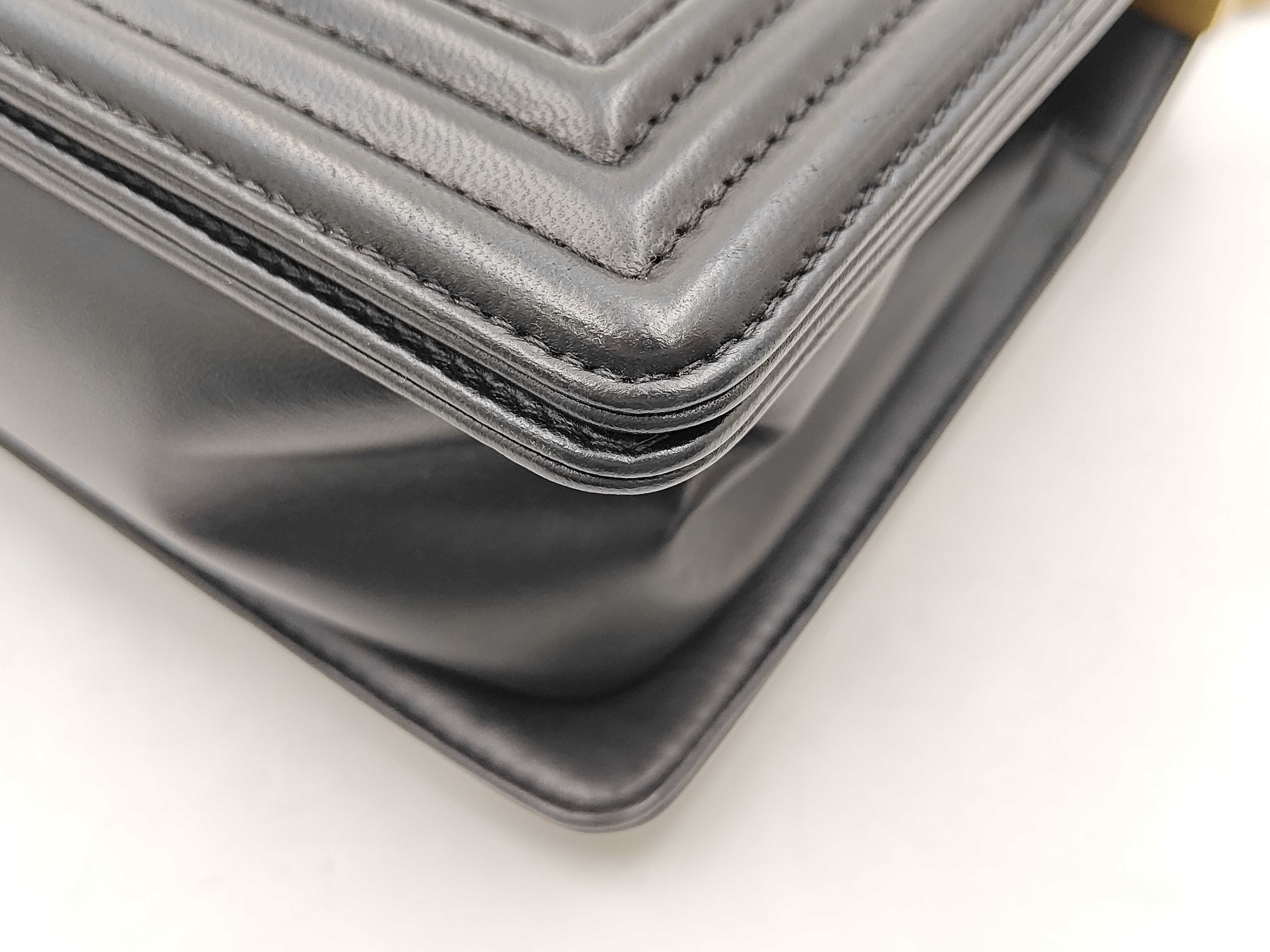 Boy Chanel Matelassé Lambskin Shoulder Bag — view 3