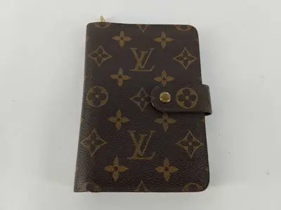 Monogram Vuitton Portefeuille Papier Zip Wallet